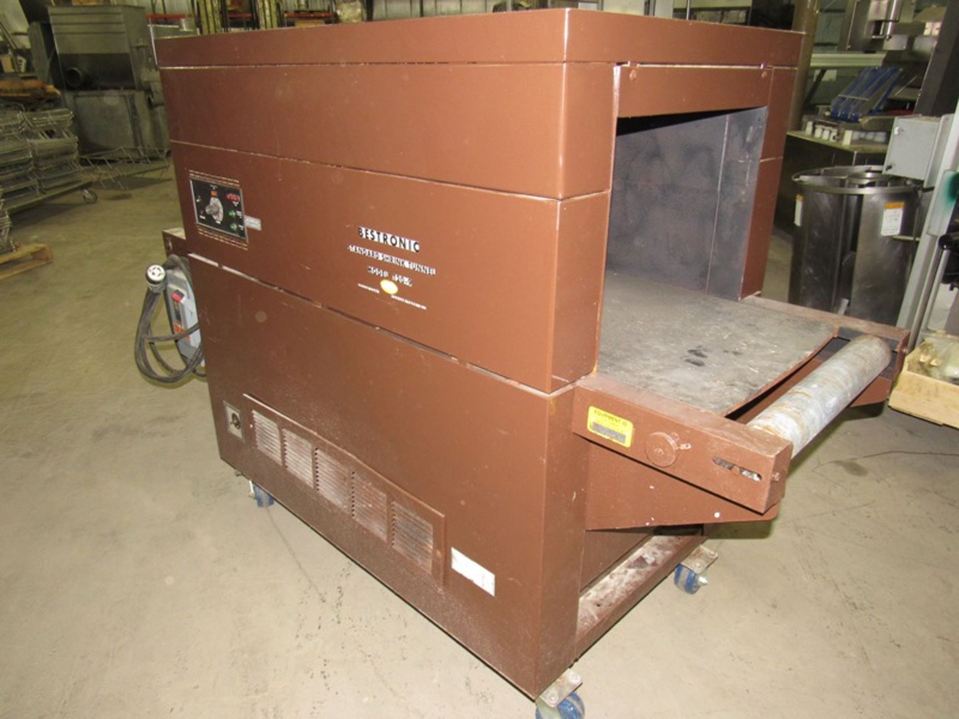 Beseler Mdl. T20-9 Electric Shrink Tunnel, 21" W X 16" T X 51" L tunnel, 80" L conveyor (missing - Image 2 of 5