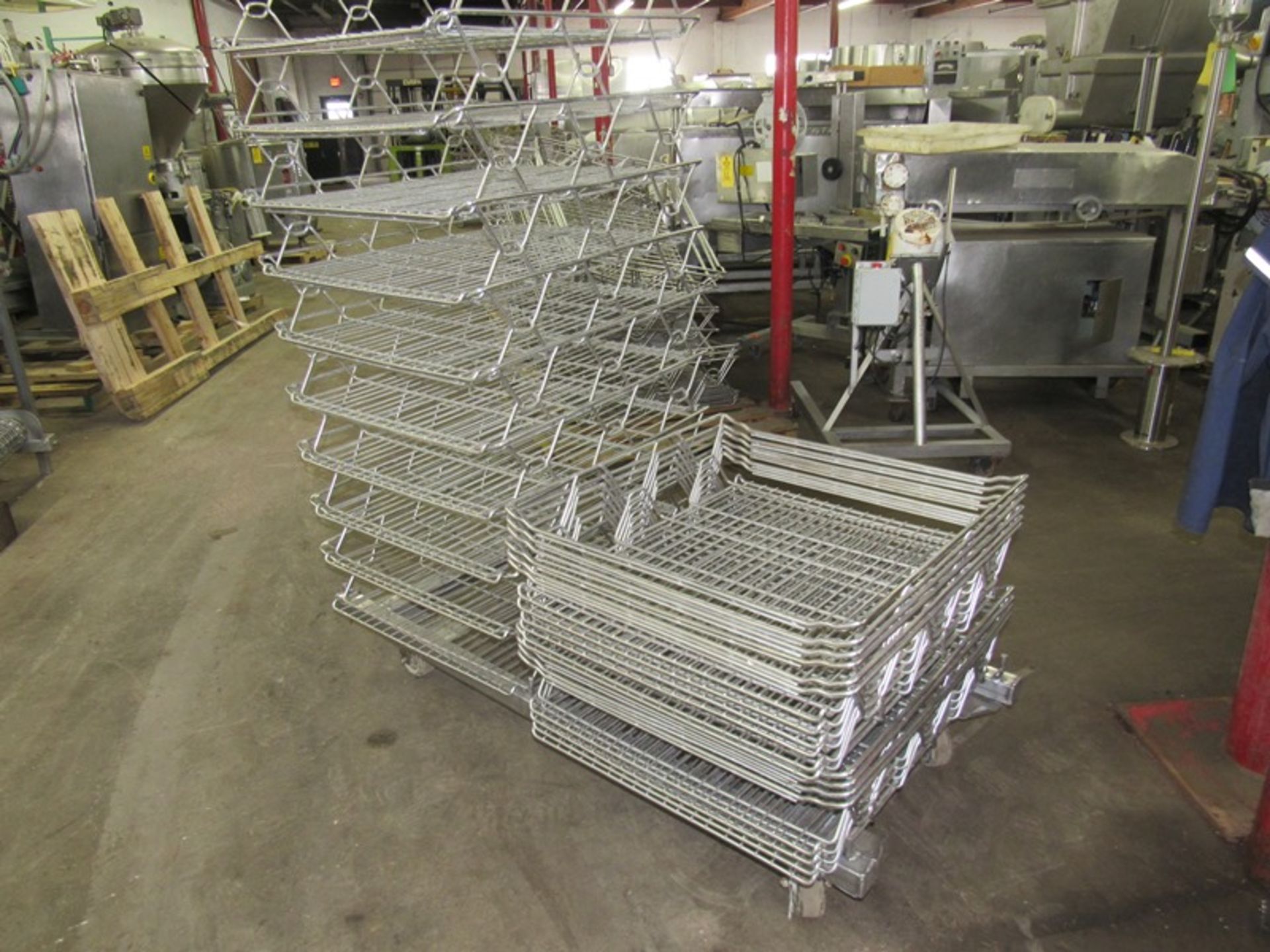 Stainless Steel Nestaway Baskets, 6" deep with stainless steel double cart