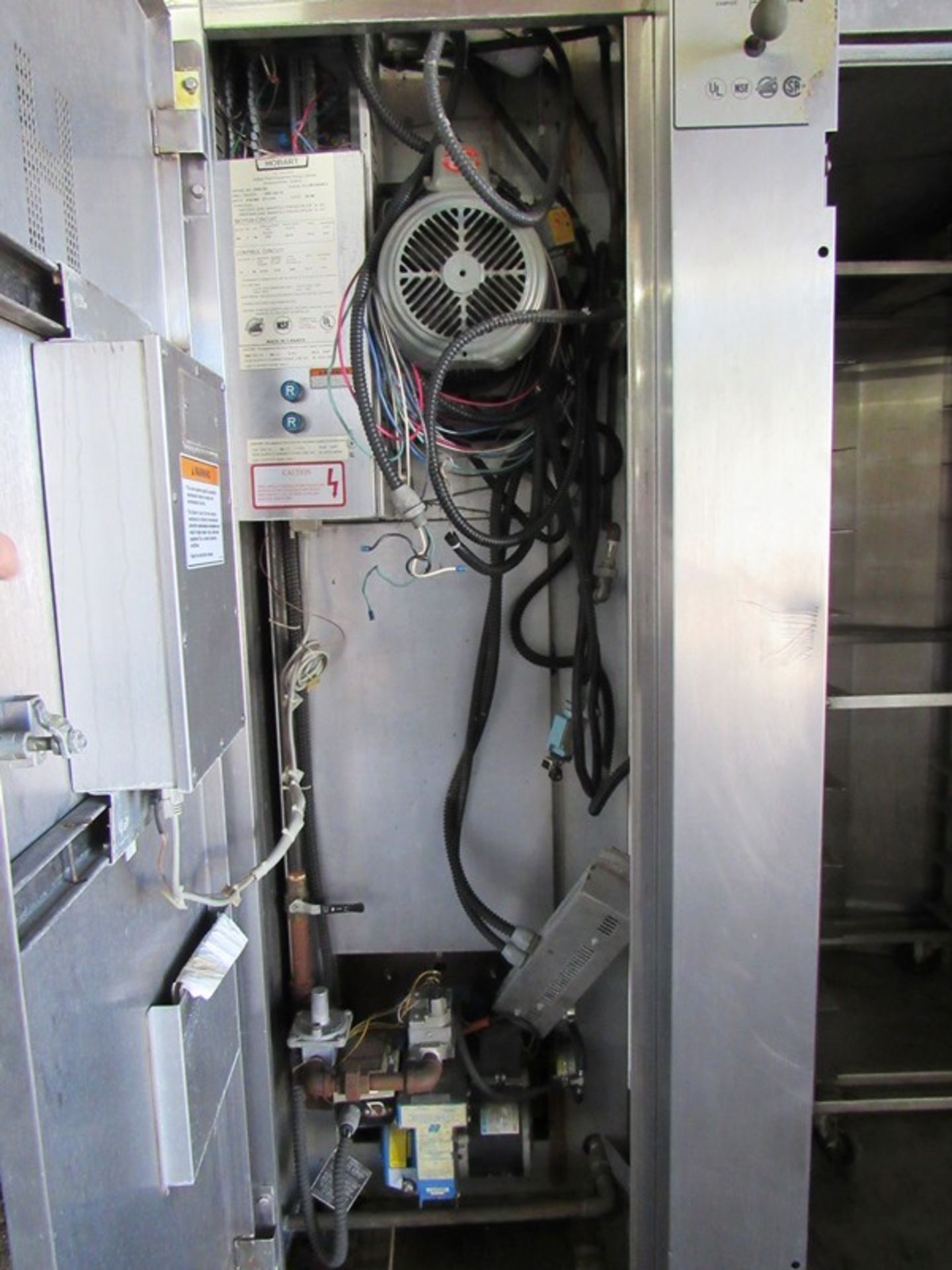 Hobart Mdl. DROZG Gas Rack Oven, with electronic oven controls, rotating rack on wheels & s.s. - Image 7 of 12
