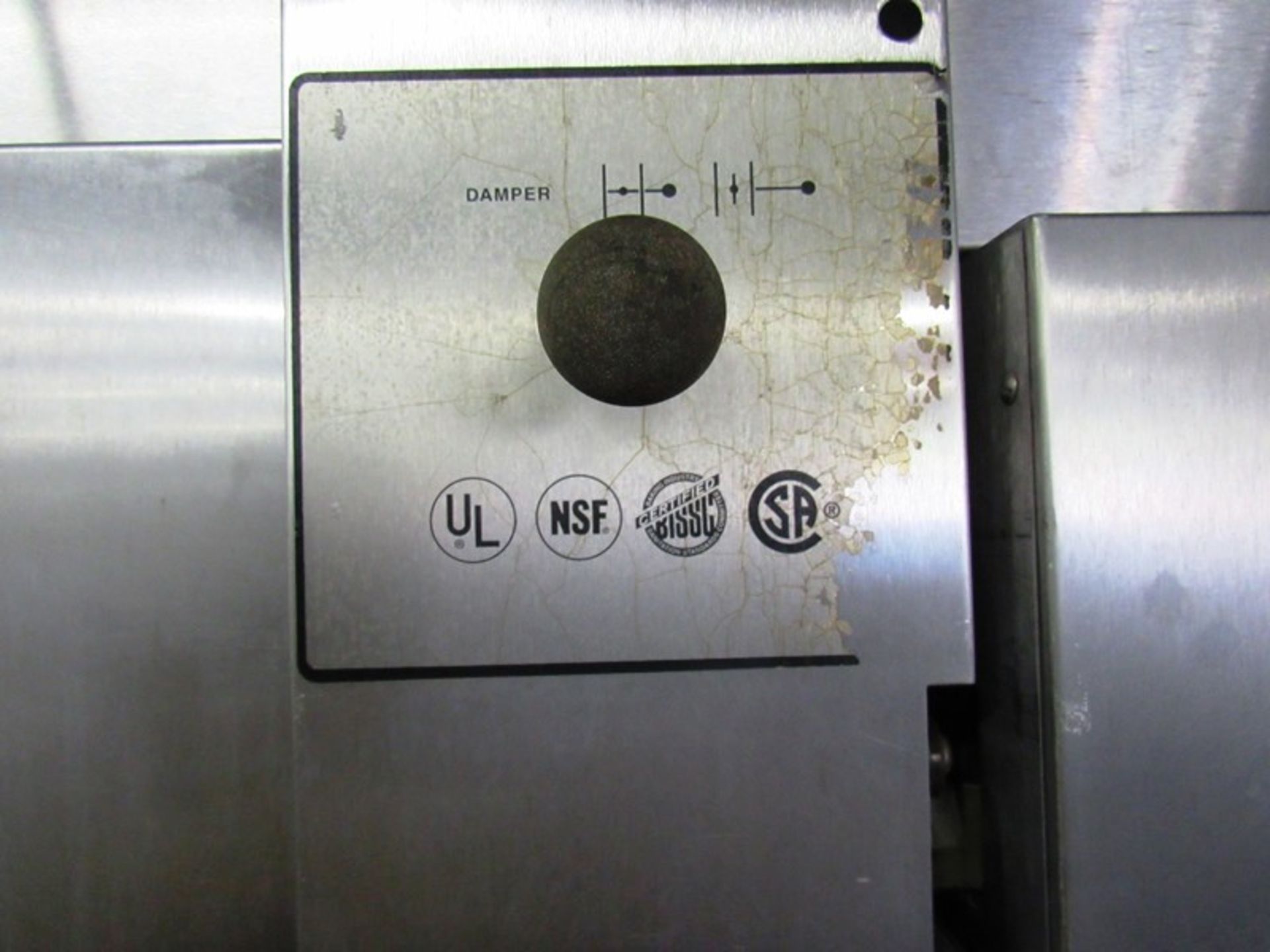 Hobart Mdl. DROZG Gas Rack Oven, with electronic oven controls, rotating rack on wheels & s.s. - Image 9 of 12