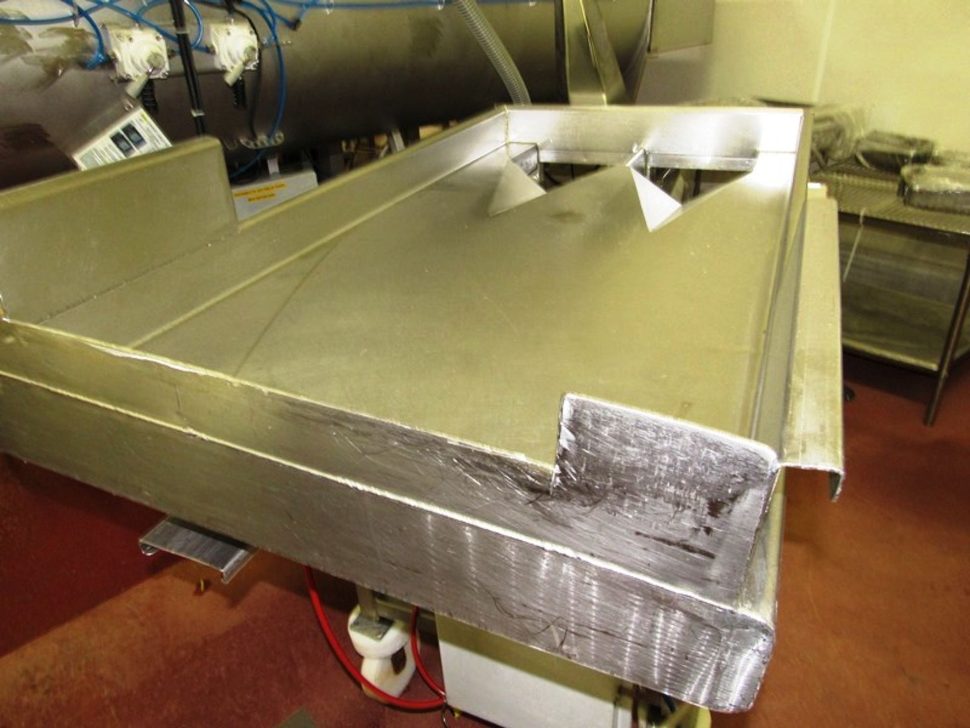 Stainless Steel Pneumatic Piston Ham Loader, dual pistons, foot pedals activation, 36" W X 72" L - Image 4 of 5