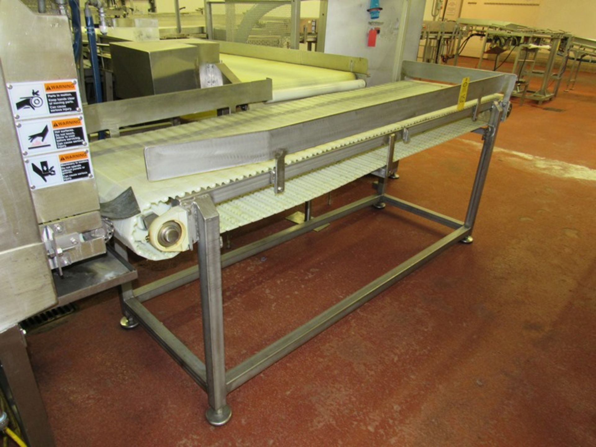 Conveyor 25 1/2" W X 8' L plastic belt ($50.00 Required Loading Fee- Rigger: Nebraska Stainless - - Image 2 of 2