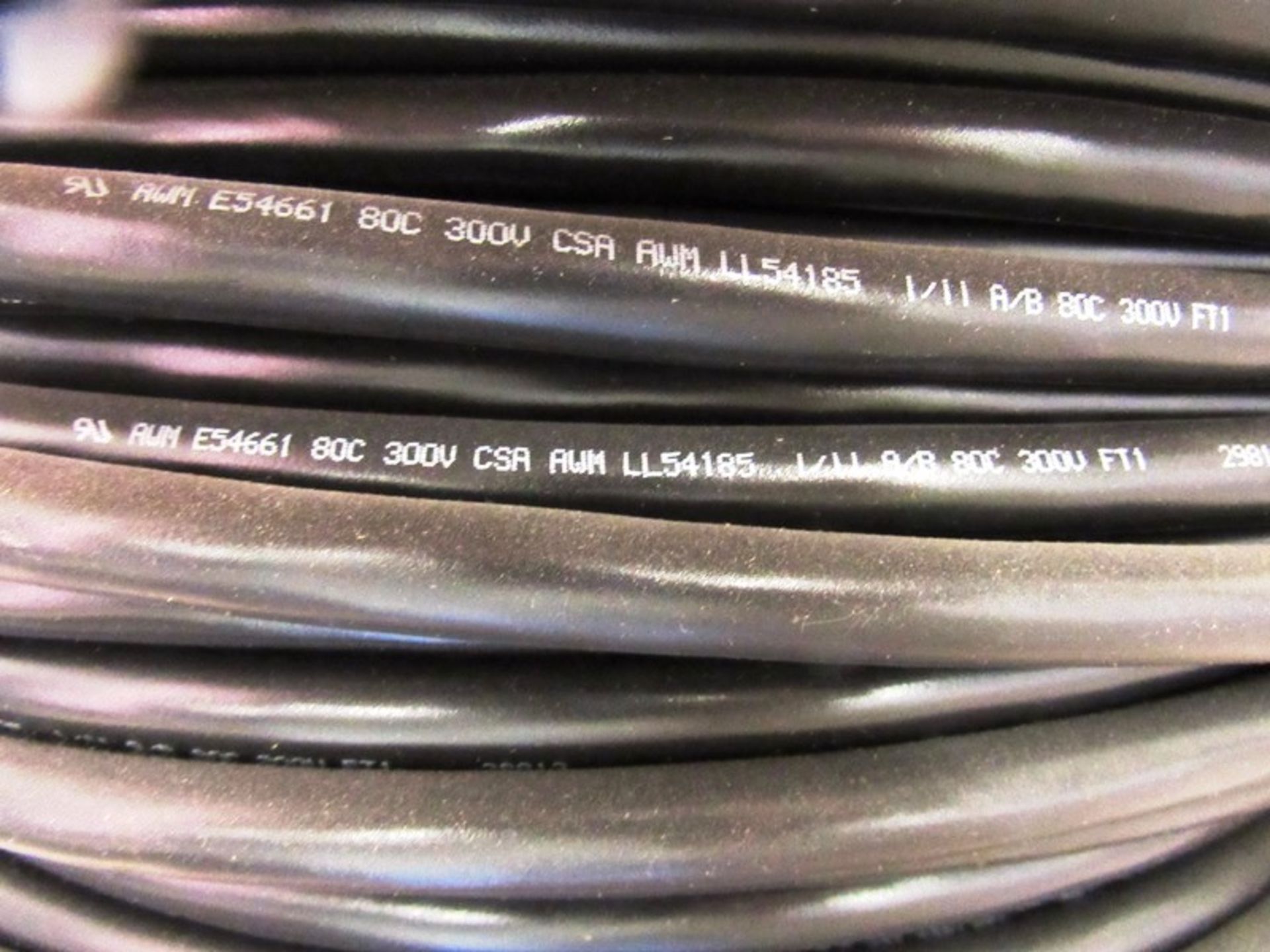 Electrical Wire (1) Roll AWM E54661 80C 300V CSA AWM LL54185 1/11 AB 80C 300V FTI - 6 Wire, (1) Roll - Image 2 of 8