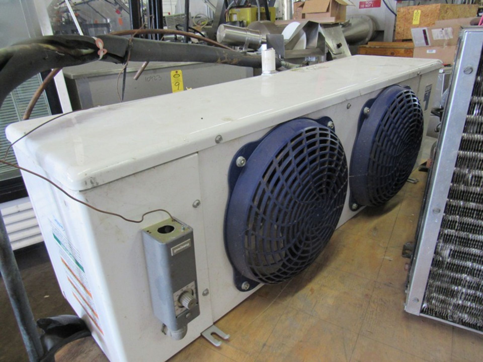 Heat Craft Mdl. LCA590AB 2-Fan Evaporator, Ser. #T09E11718, 115 volts, refrigerant 12, 22, 502, 404A - Image 2 of 5