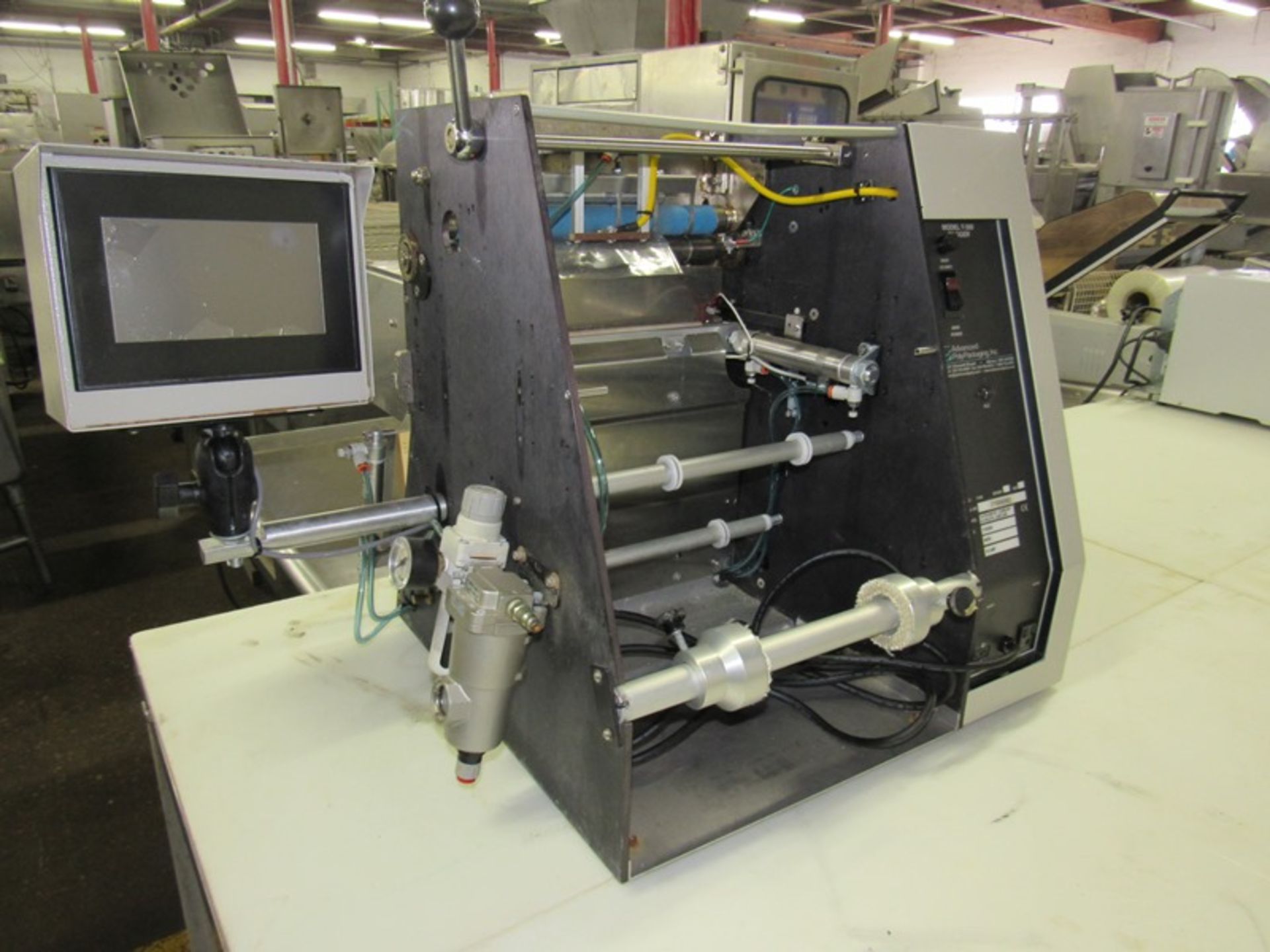 Advanced Poly Packaging, Inc.  Mdl. T-300 Bagger Automatic Table Top Bagger with touch screen