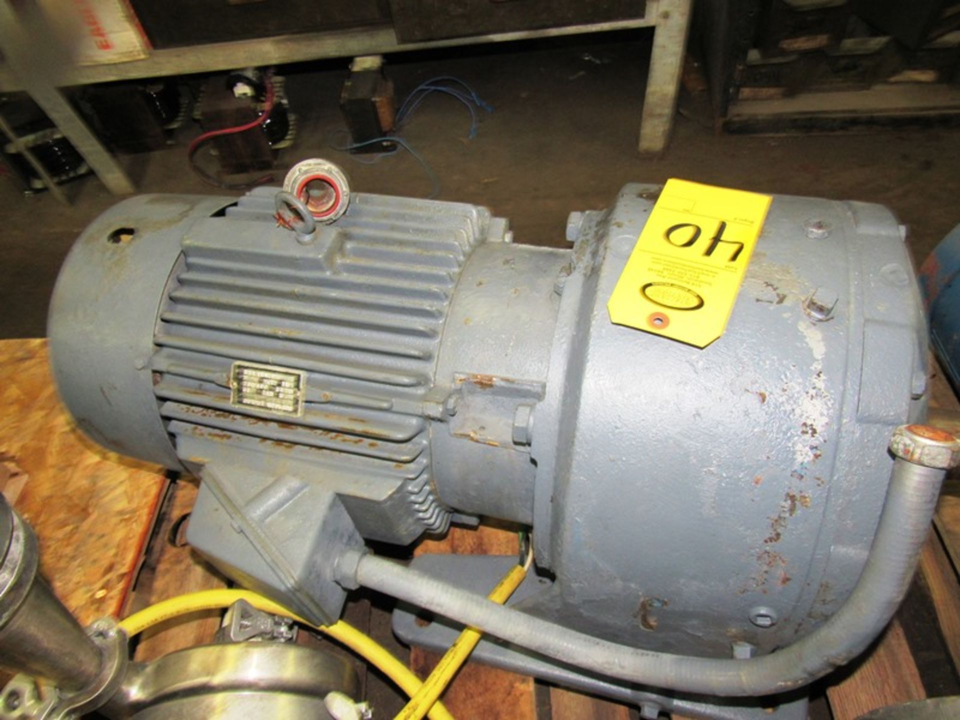 Reliance Motor/Gearbox, 15 h.p., RPM 1800, 230/460 volts, output RPM 100 - Bild 2 aus 3