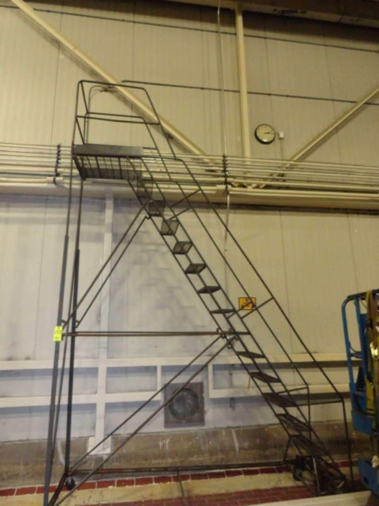Portable Stairway, 15 step, 12' Tall, ($20.00 Required Loading Fee- Rigger: Nebraska Stainless -