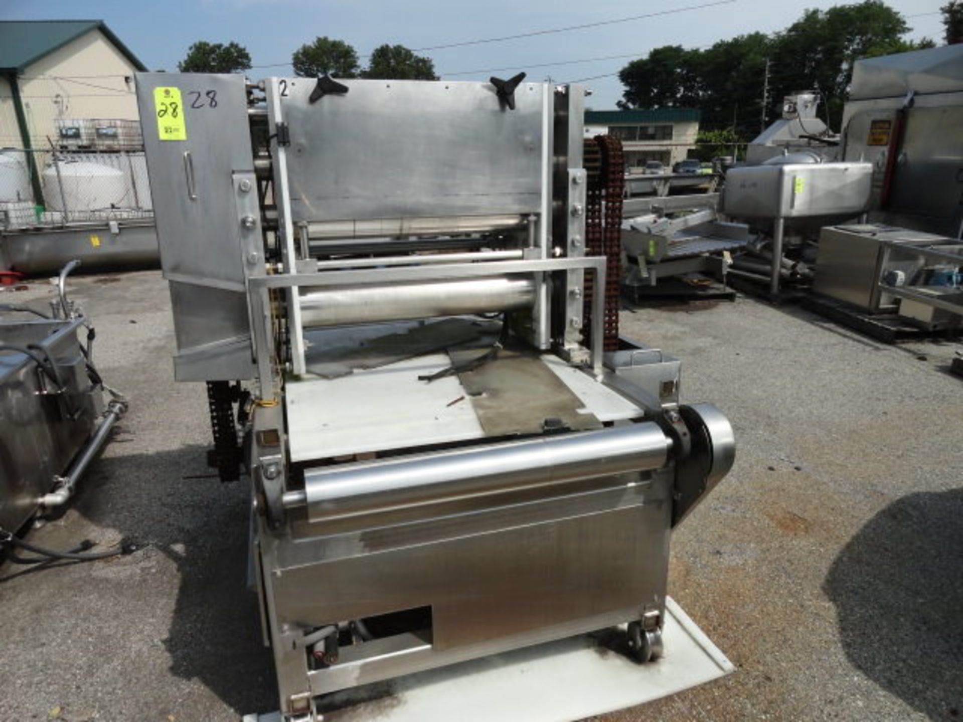 Stainless Steel Sheeting Section, 31" rollers, incomplete parts only, ($150.00 Required Loading Fee-