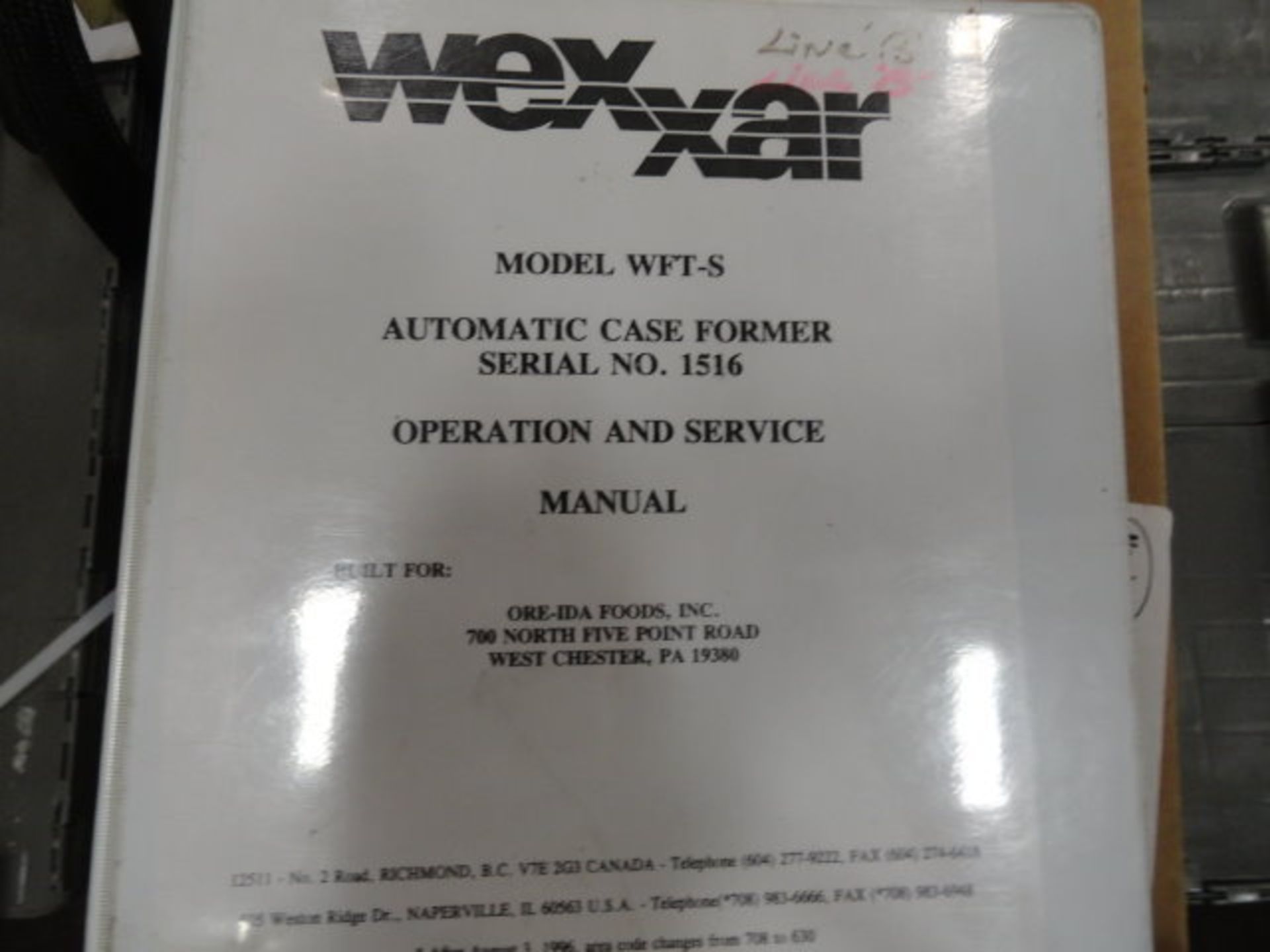 Wexxar Mdl. WFT-S Case Erector, fully auto, Ser. #1432, ($900.00 Required Loading Fee- Rigger: - Image 7 of 7