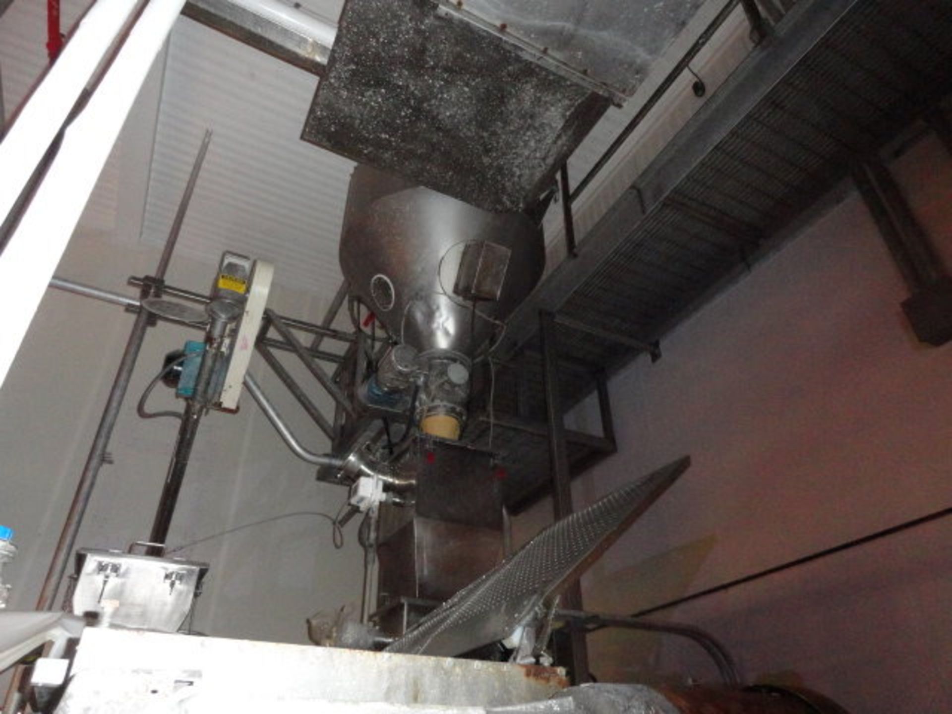 Demaco Mdl. S-6001 Dough Press, 2,500 LB/hr. production @ 35% moisture, double shaft mixer with 7. - Image 2 of 12