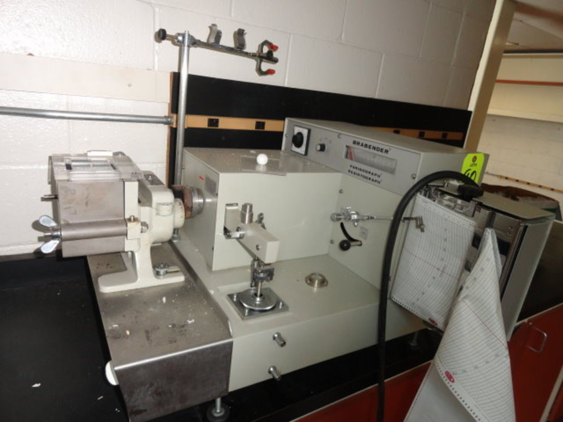 CS Brabender Mdl. Type FA/R-2 Farino/Rissitograph, Ser. #901175, 230 volt, 2.5 amp, 63.125 rpm, 0. - Image 2 of 2