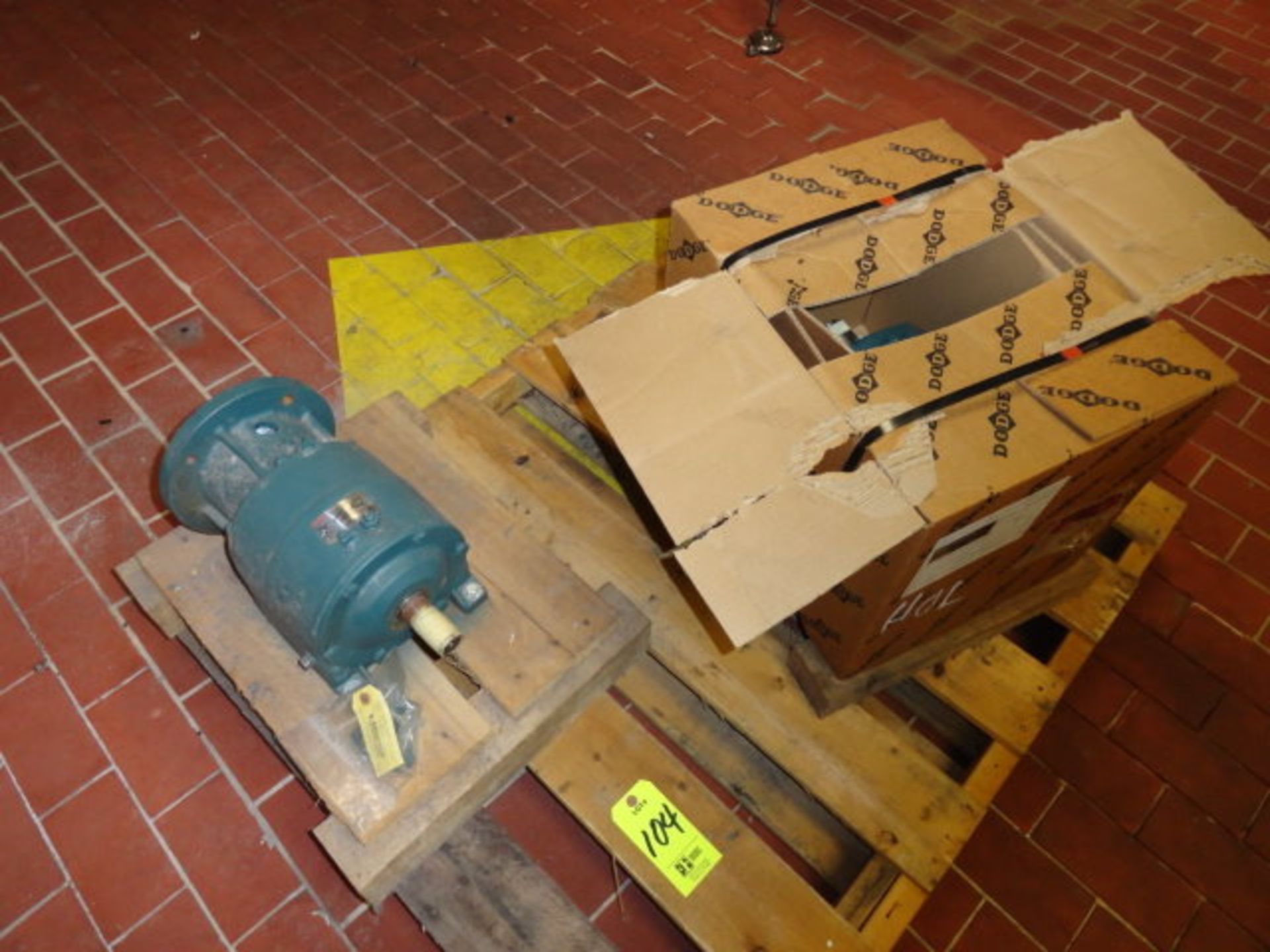 Baldor Drive & Gearbox, 8 HP, 1750 rpm & Master Gearhead Drive & Gearbox, 8 HP, 1750 rpm,188