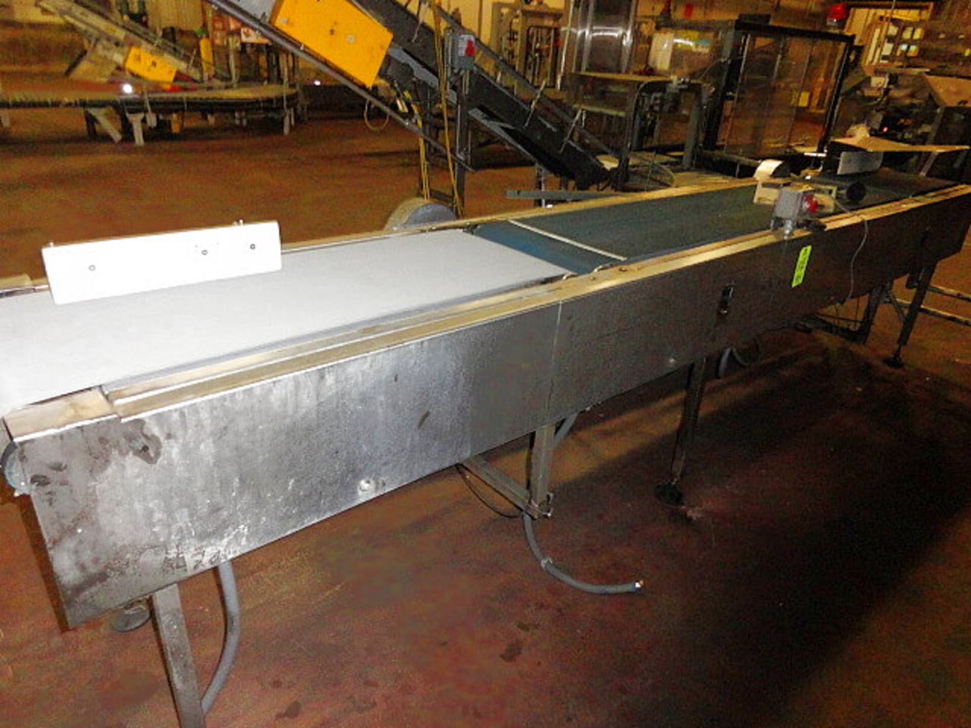 Checkweigher Conveyor, (3) belts, 18" w, (1) 48", (1) 80" & (1) 24", 13' long, ($60.00 Required - Image 3 of 3