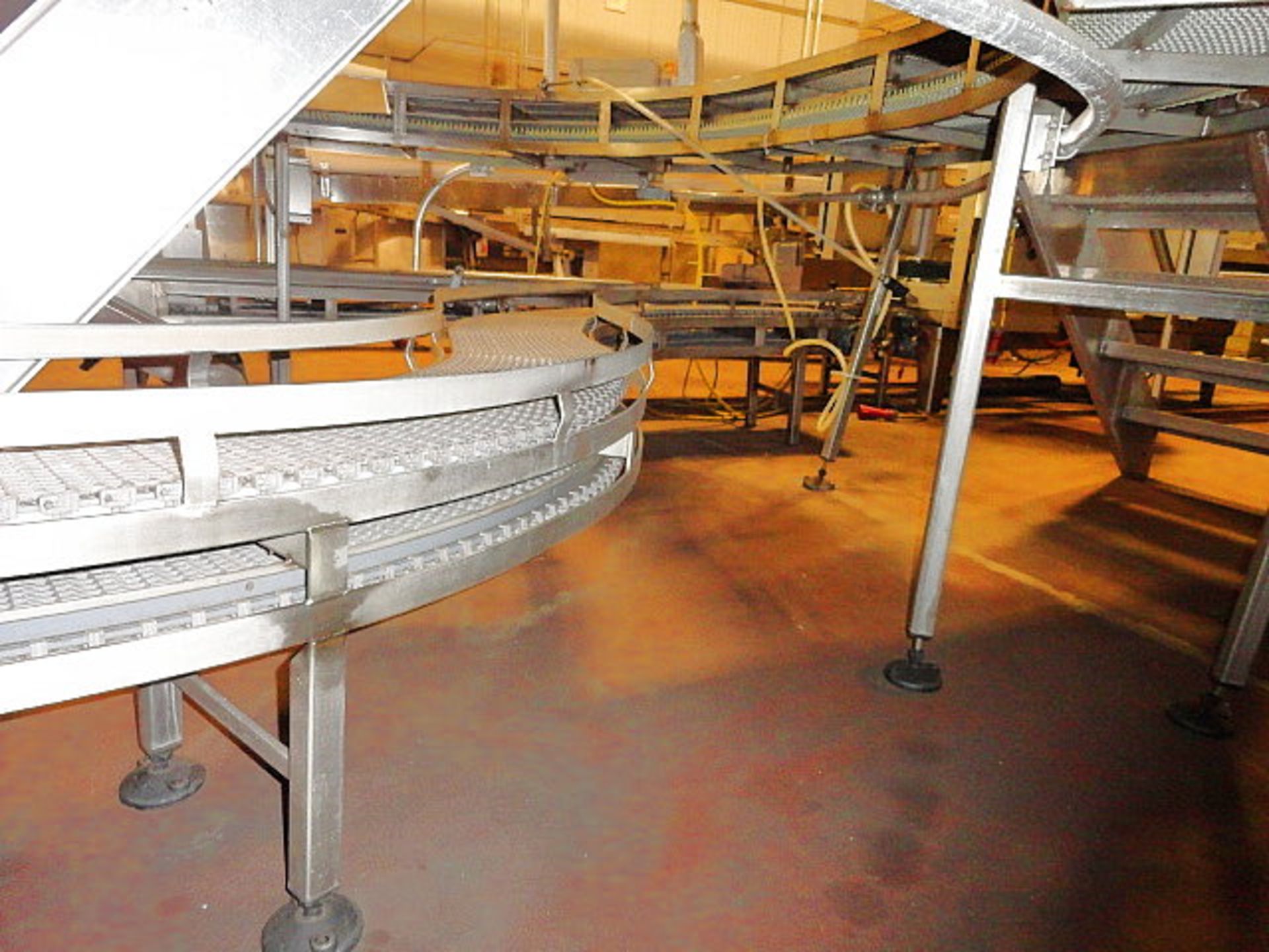 Stainless Steel Intralox 'S' turn conveyor, 13" wide x 20' total length, ($150.00 Required Loading - Image 3 of 3