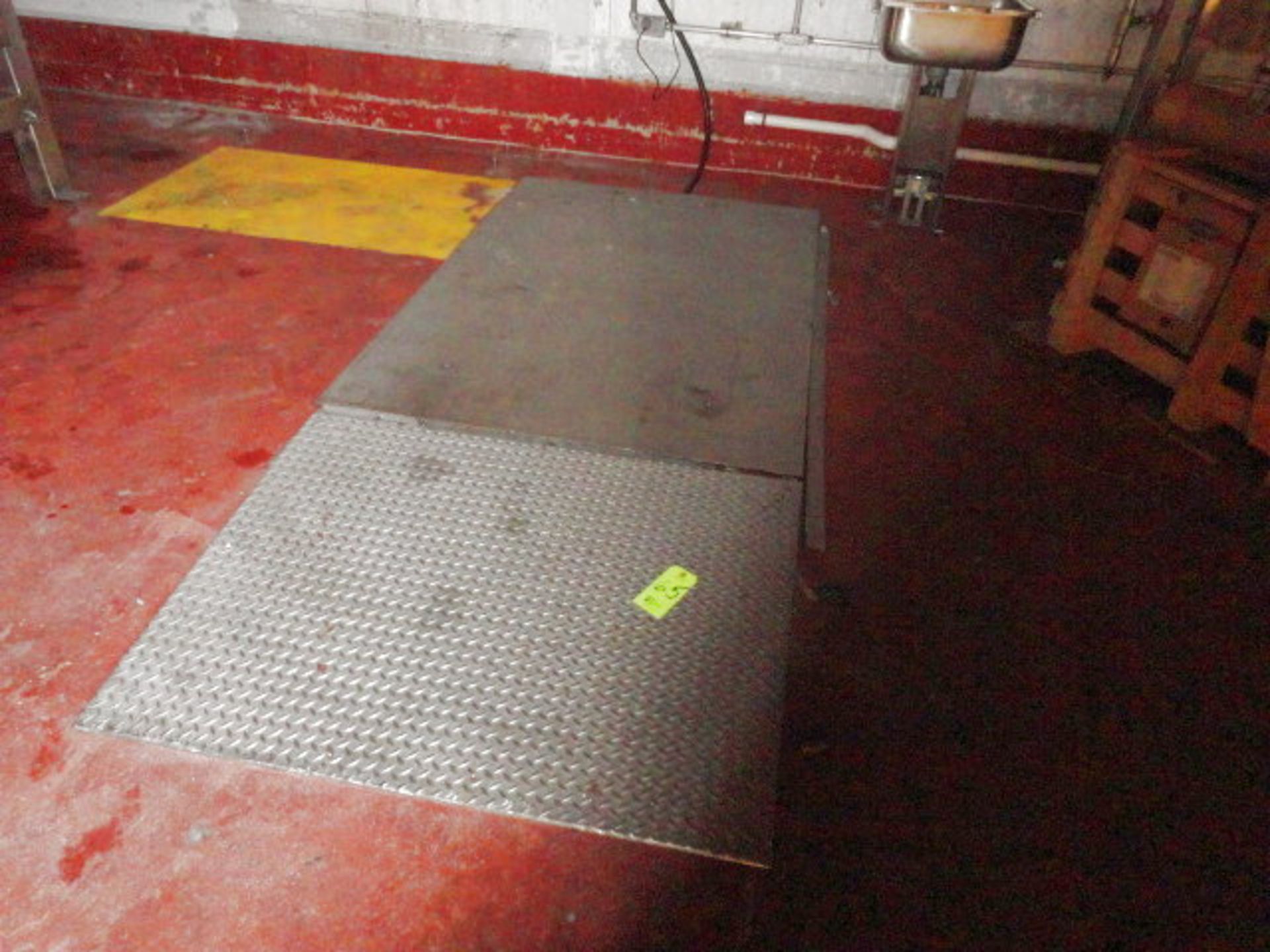 Cambridge Scale Works Painted Floor Scale, with digital indicator, 5 x 5 with ramp, ($60.00 Required