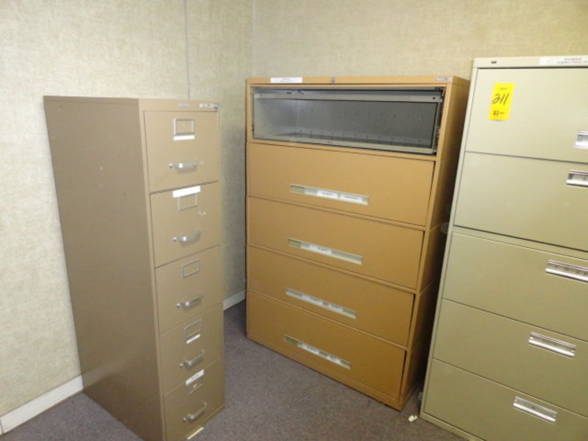 (3) 5 Drawer Lateral File Cabinets, ($240.00 Required Loading Fee- Rigger: Nebraska Stainless - Norm - Image 2 of 2