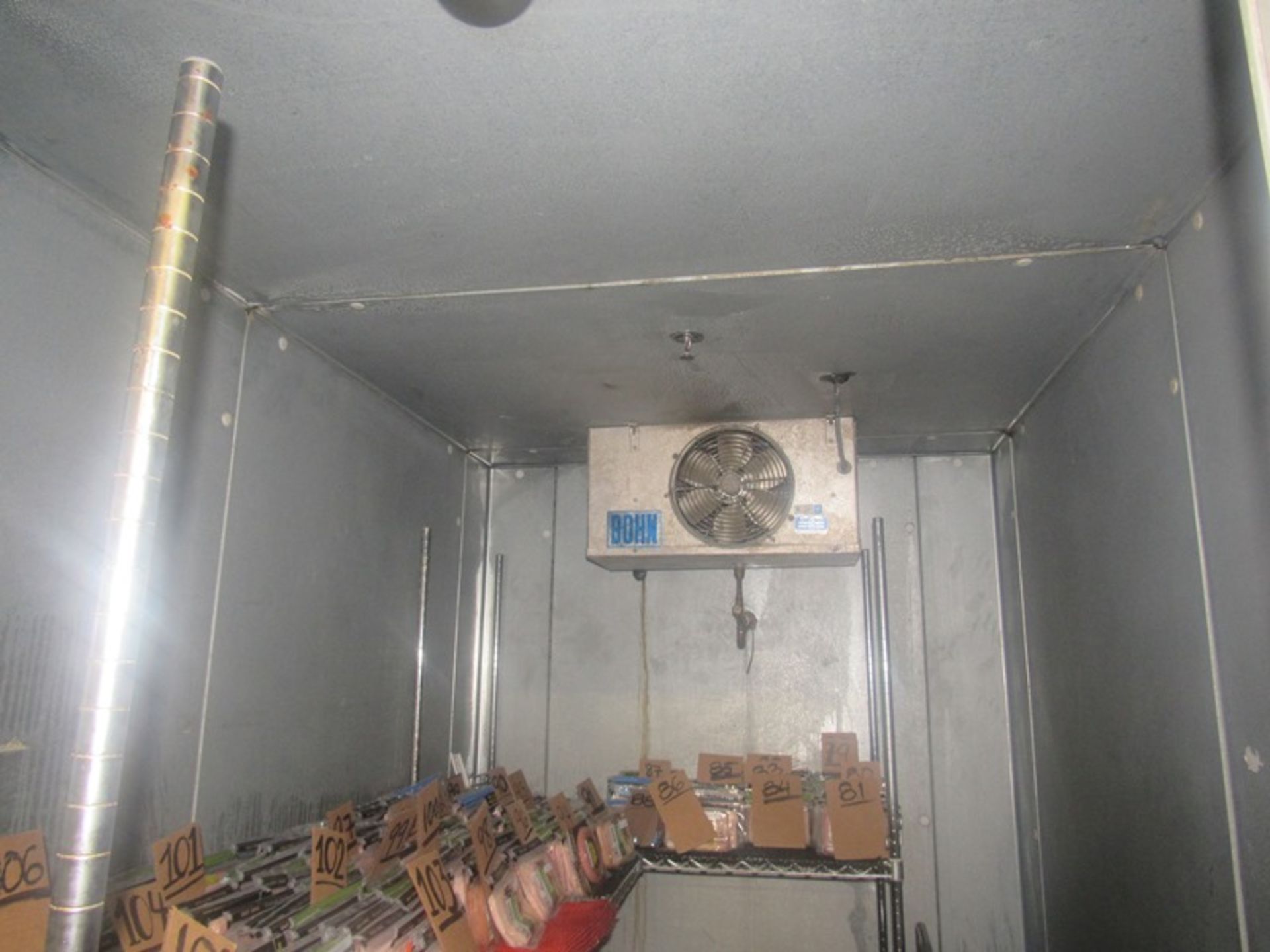 Capital Walk-In Freezer, 65" W X 98" L X 86" T inside dimensions, door 33" W X 77" T, Bohn 1 Fan - Image 5 of 5