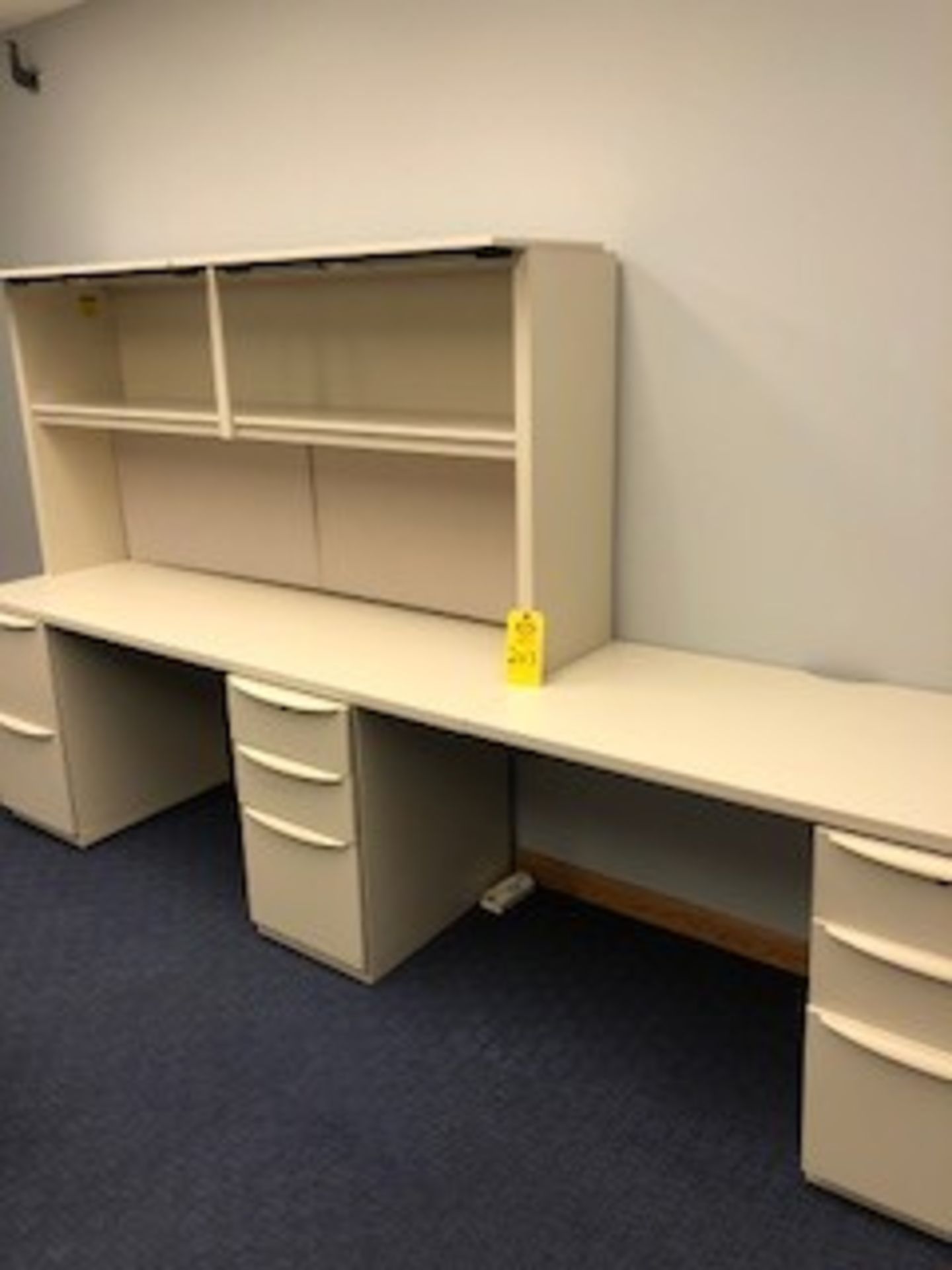 Lot Office: Desks, Chairs, Partitions, File Cabinets