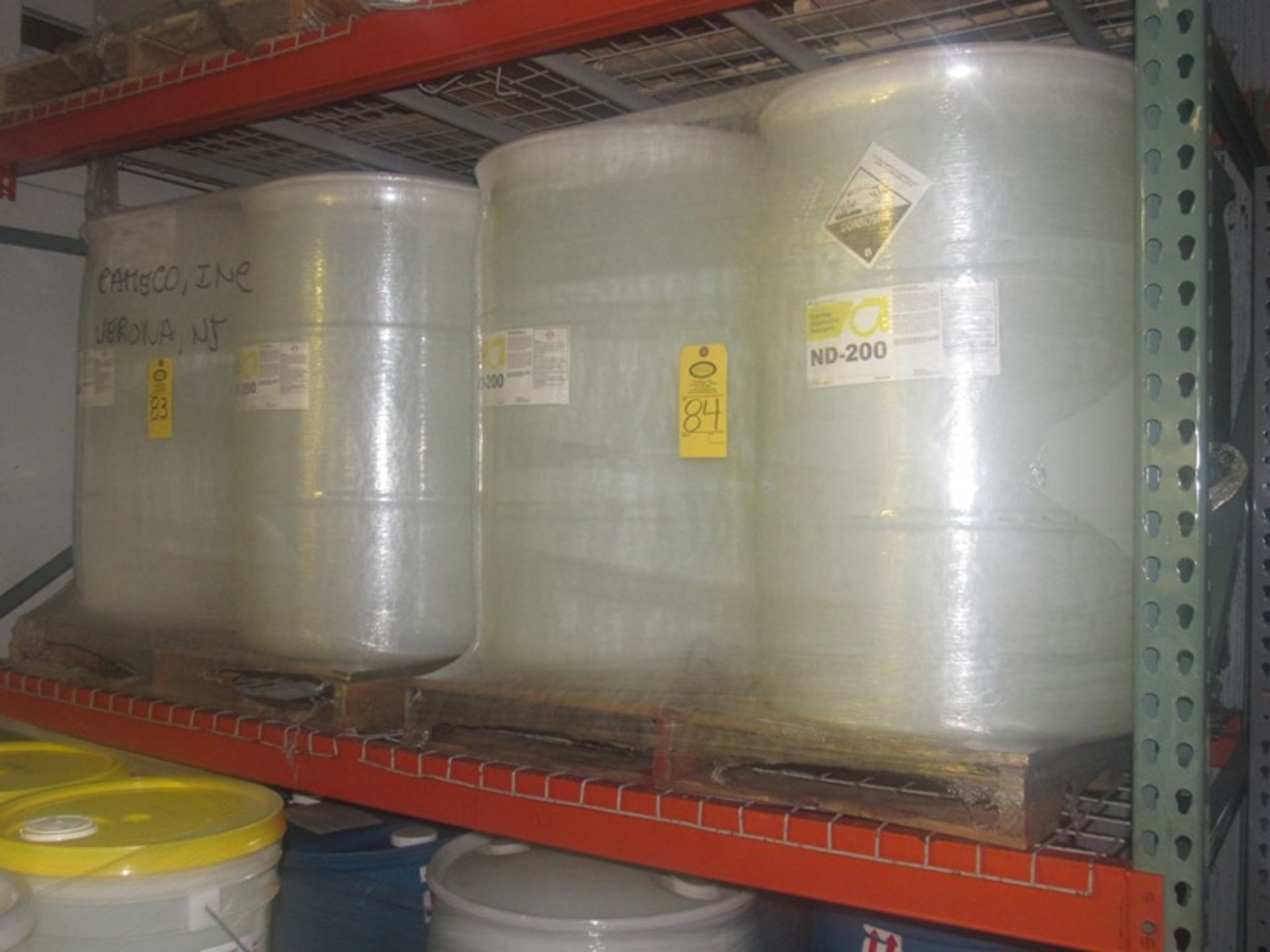 55 Gallon Drums Alpha Chemical Mdl. ND-200 Foaming Chlorinated Detergent