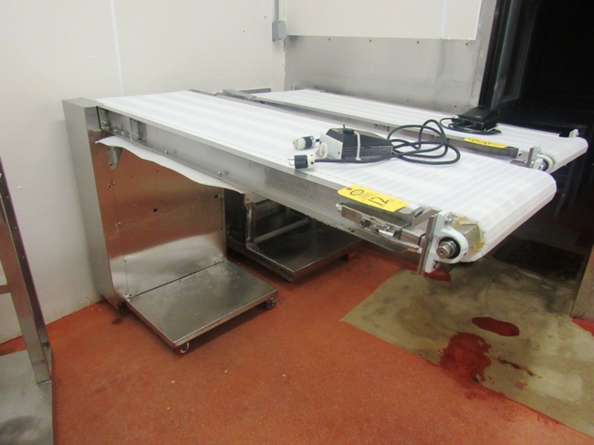 Outfeed Conveyor for Great Lakes Slicers, 21" W X 80" L X 45" T on wheels with Dart Variable Speed - Image 2 of 2