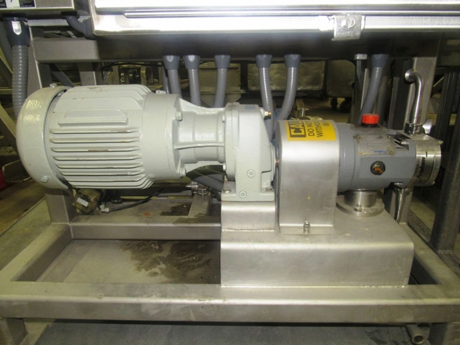 DSI Process Systems Metering Pump, 1" positive displacement pump, 1" inlet/outlet on motor & - Image 5 of 6