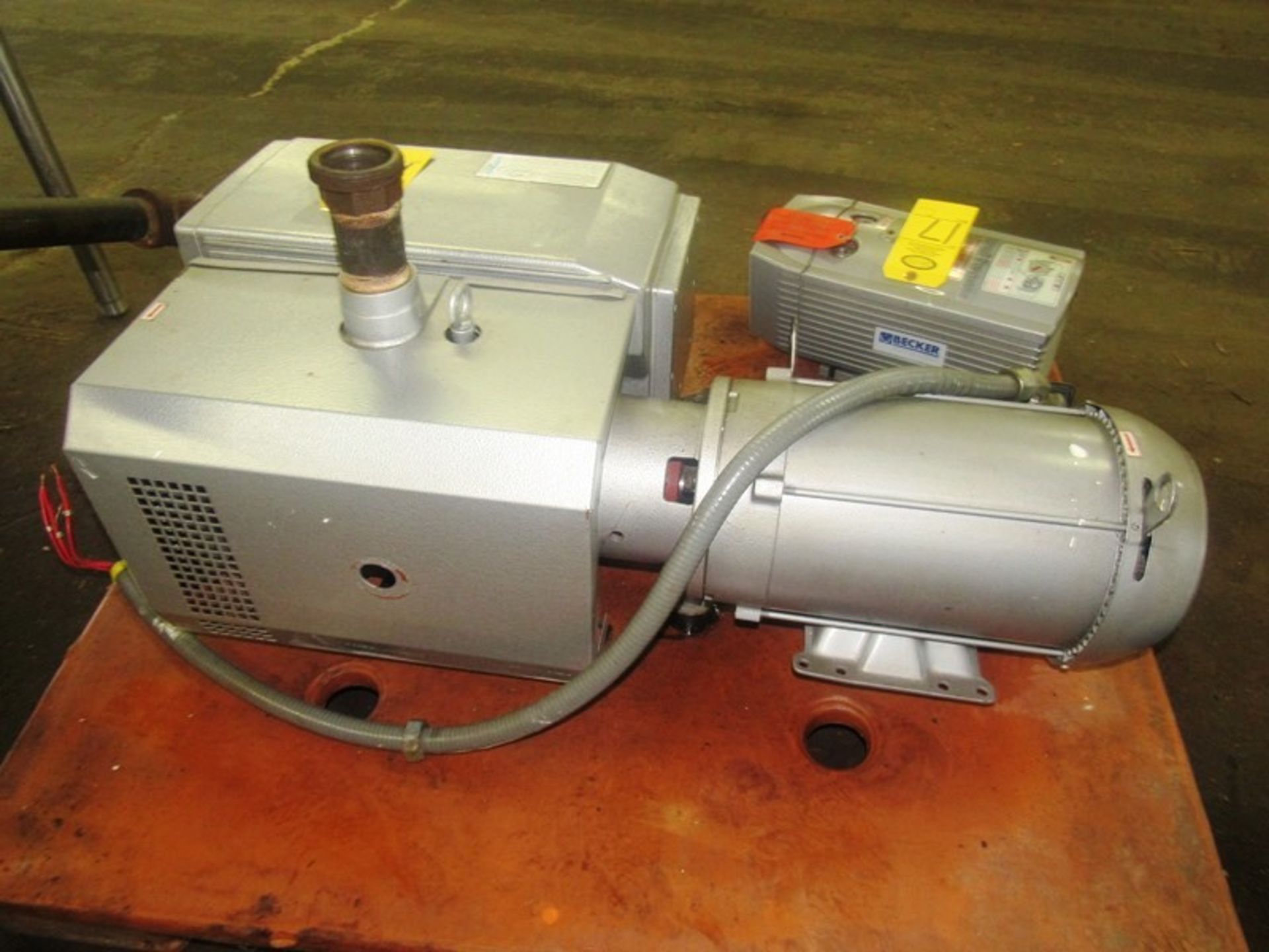 Airtech Mdl. L230-B Vacuum Pump on 7.5 h.p., 230/460 volt motor - Image 2 of 2