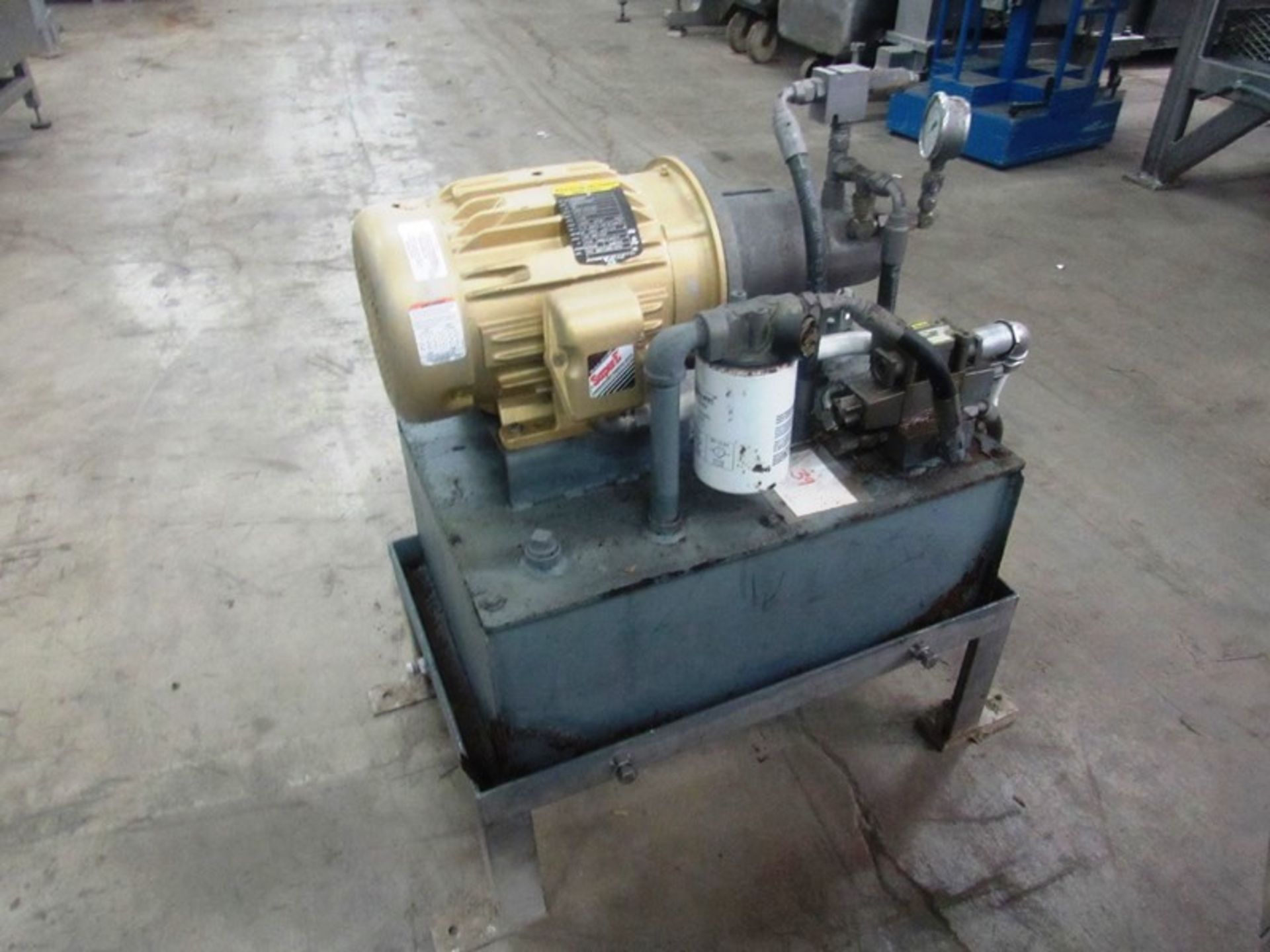 Hydraulic Power Pack, 5 h.p., 208/230/460 volt motor, stainless steel enclosure - Image 2 of 3