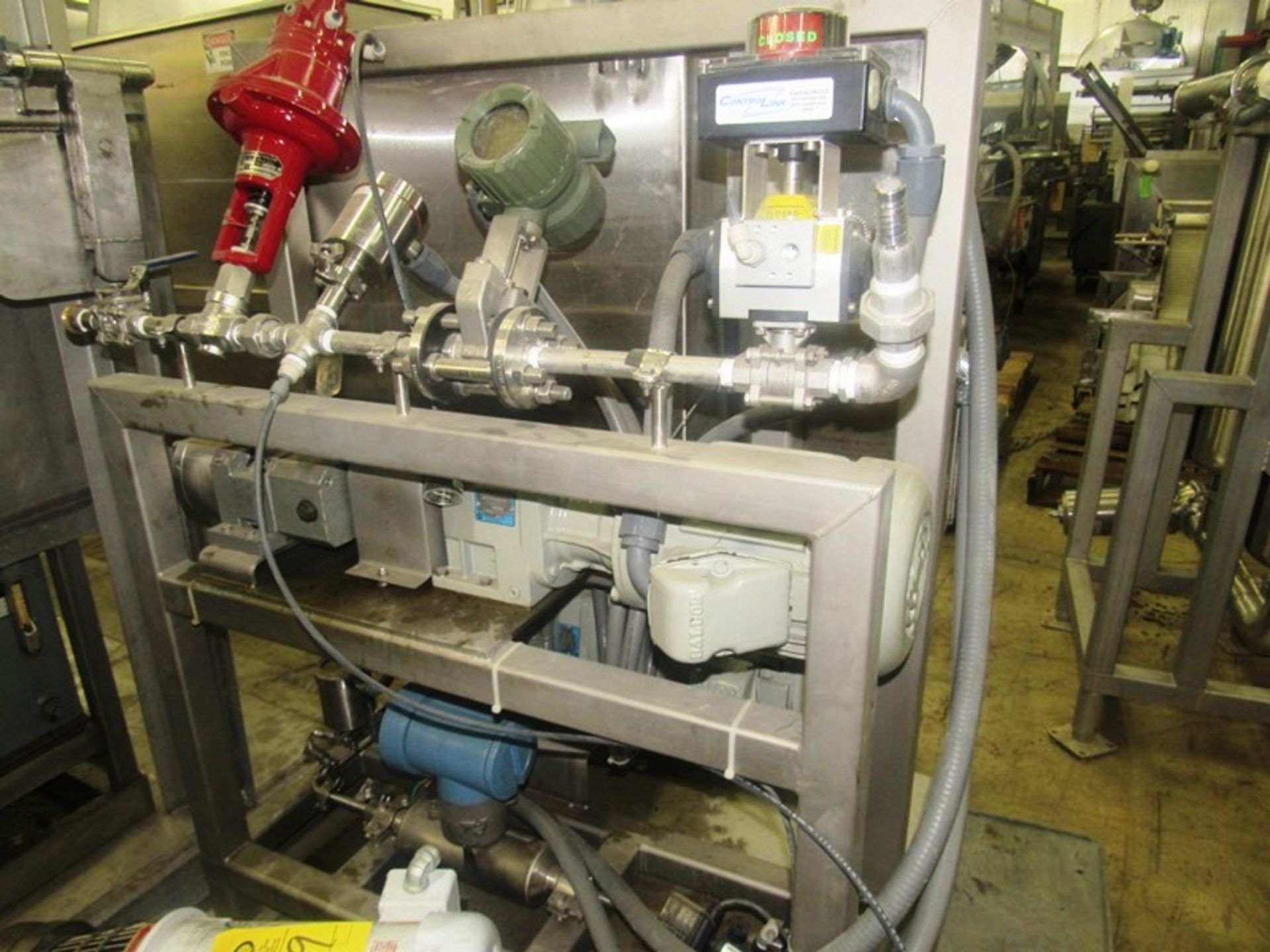 DSI Process Systems Metering Pump, 1" positive displacement pump, 1" inlet/outlet on motor & - Image 2 of 6