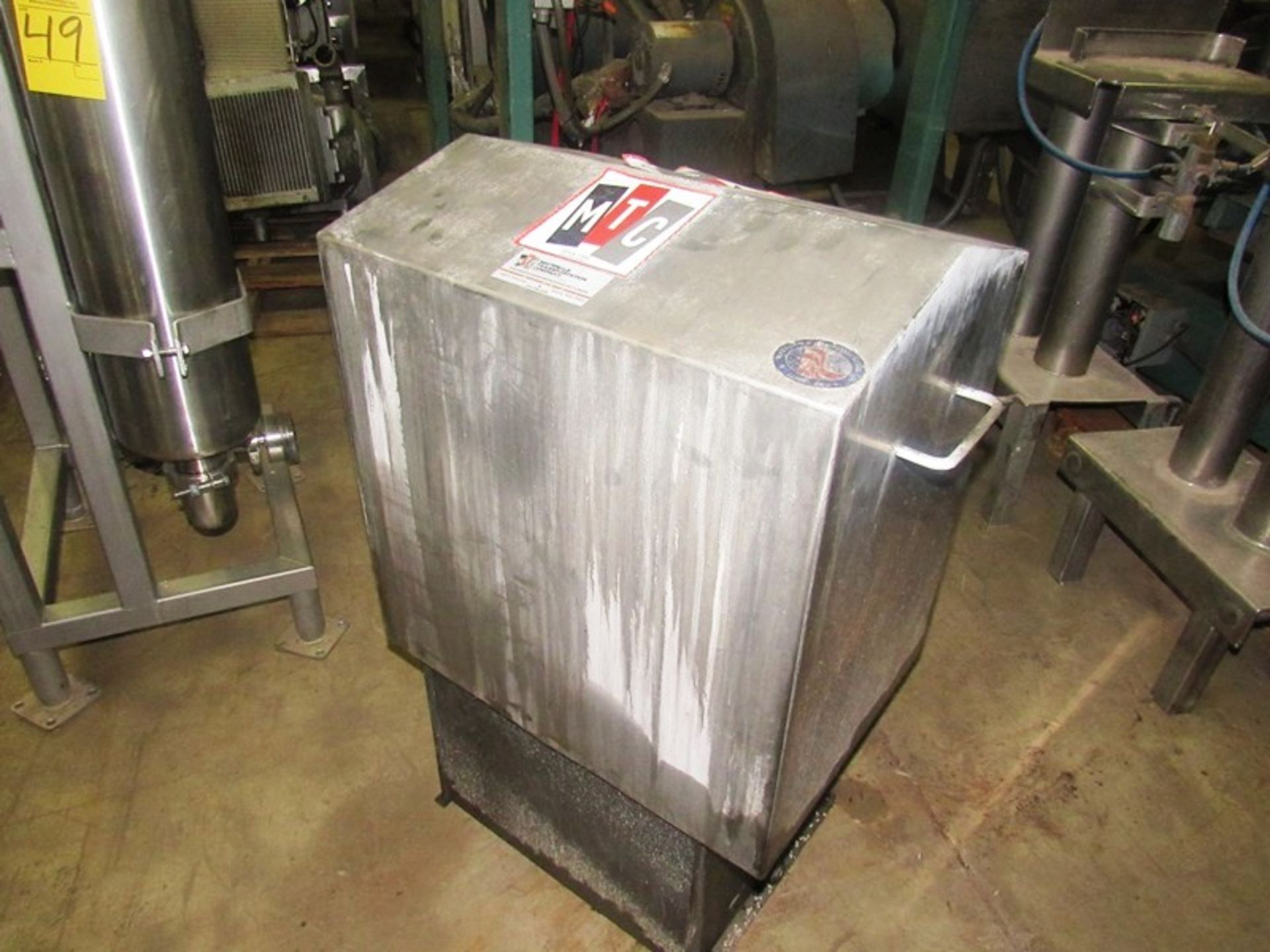 MTC Mdl. EP-800 Stainless Steel Vat Elevator/Tilter, Ser. #1317054, 800 Lb. capacity, 47" W X 8' L - Image 7 of 11