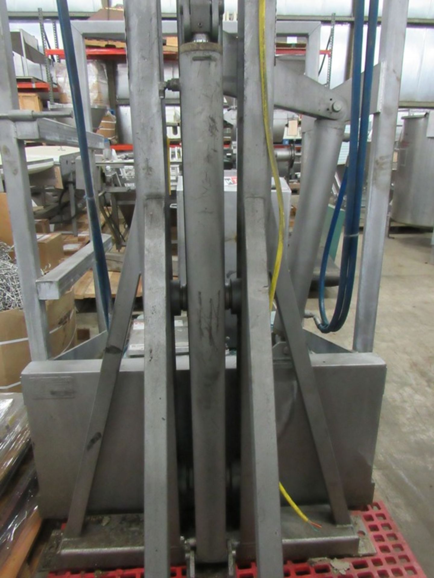 MTC Mdl. EP-800 Stainless Steel Vat Elevator/Tilter, Ser. #1317054, 800 Lb. capacity, 47" W X 8' L - Image 8 of 11