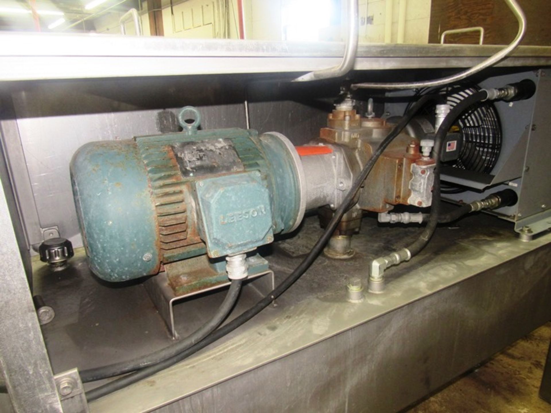 Hydraulic Power Pack, 24" W X 58" L X 12" D reservoir, 7.5 h.p., 208/230/460 volt motor, Thomas - Image 3 of 4