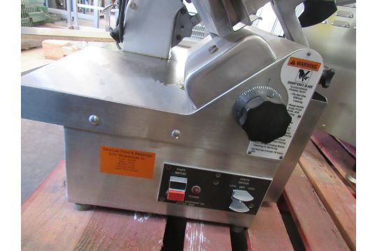 Globe Mdl. 2750 Commercial Automatic Table Top Slicer, two speed, 30/55 SPM, knife sharpener - Image 3 of 3