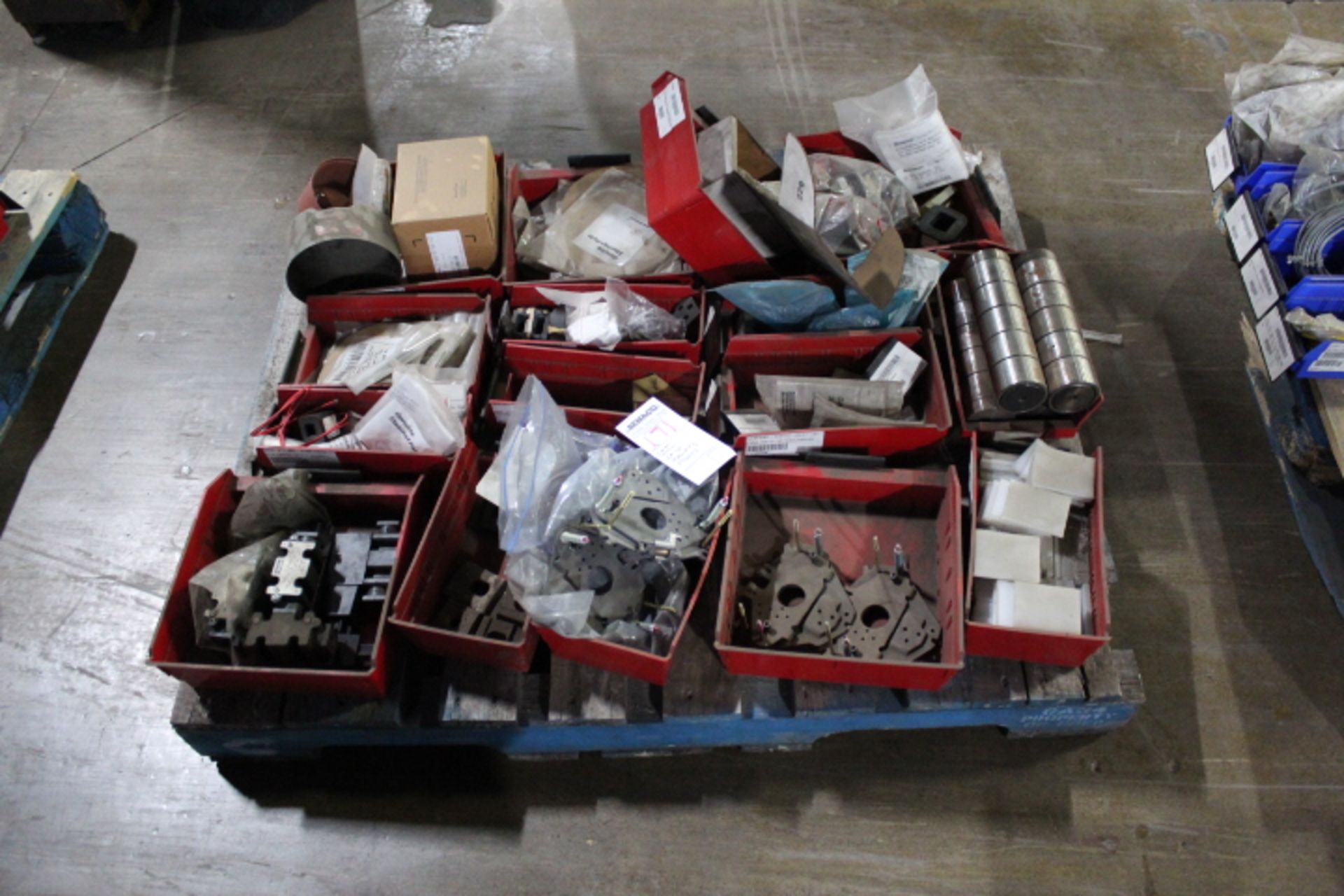 LOT, SKID OF RELAYS, PARTS ETC - Image 2 of 8