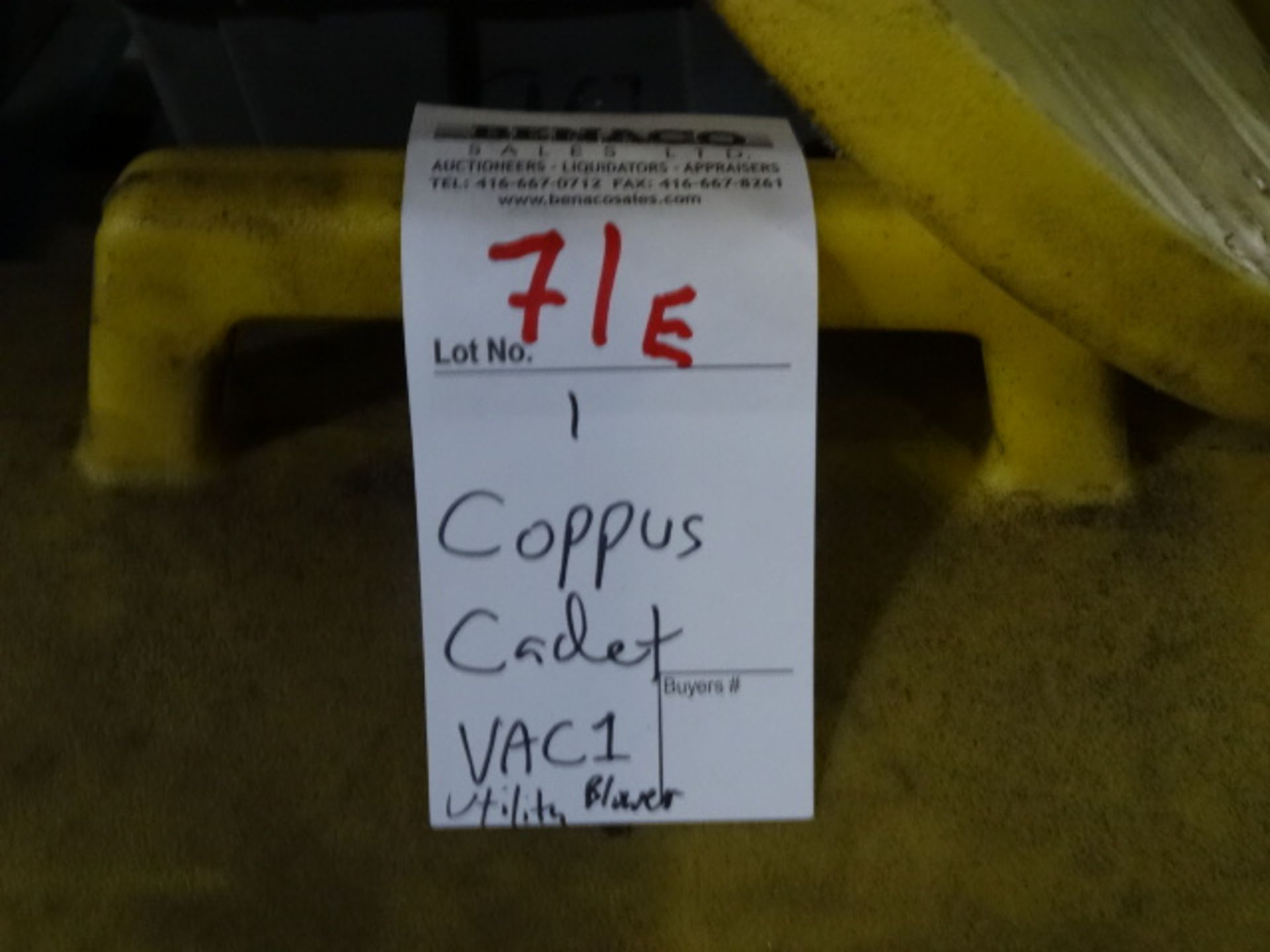 1X, COPPUS CADET VAC 1 - Image 6 of 6