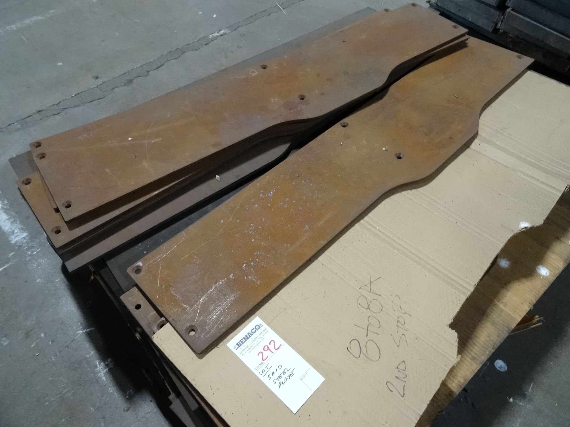 LOT, SKID OF STEEL PLATES