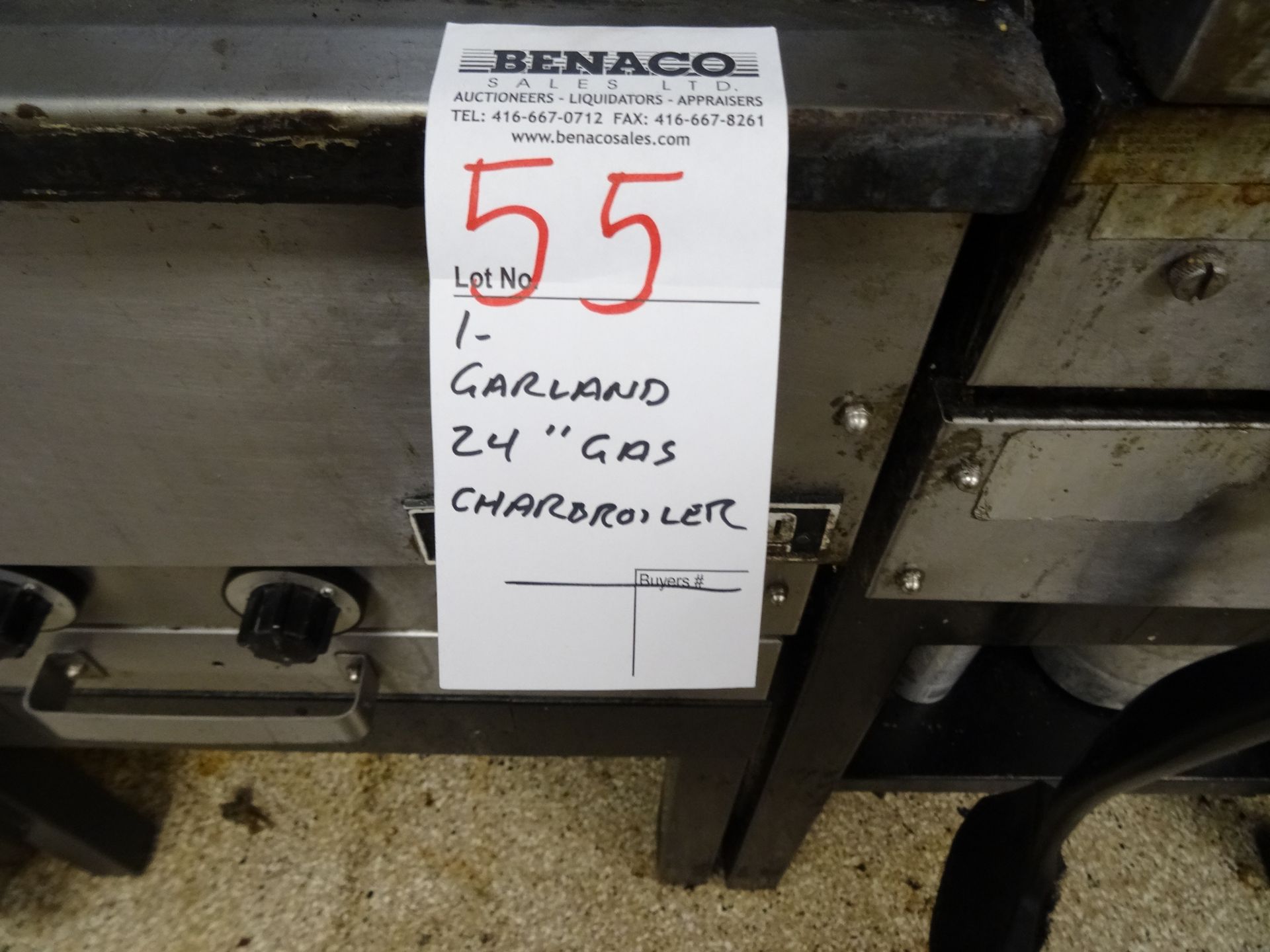 1X, GARLAND 24" GAS CHARBROILER - Image 4 of 4