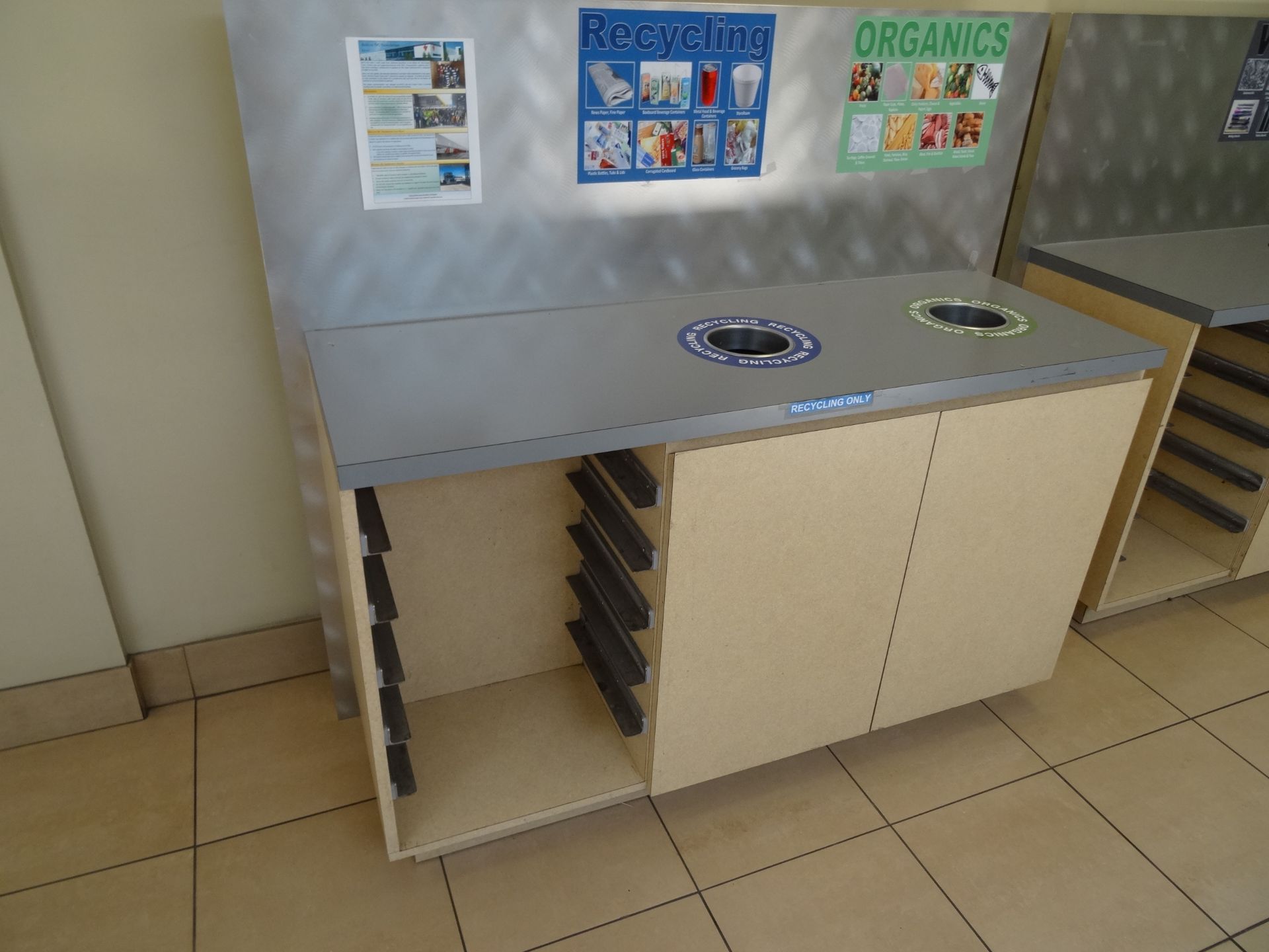 1X, 62" x 24" RECYCLING STATION - Image 2 of 4