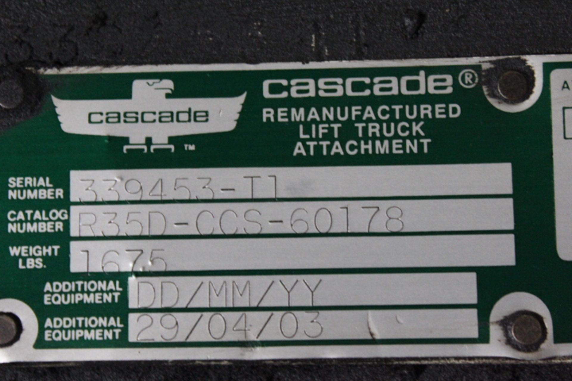 1X, CASCADE R35D-CCS-60178 CLAMP (AS-IS) CC648 - Image 6 of 9