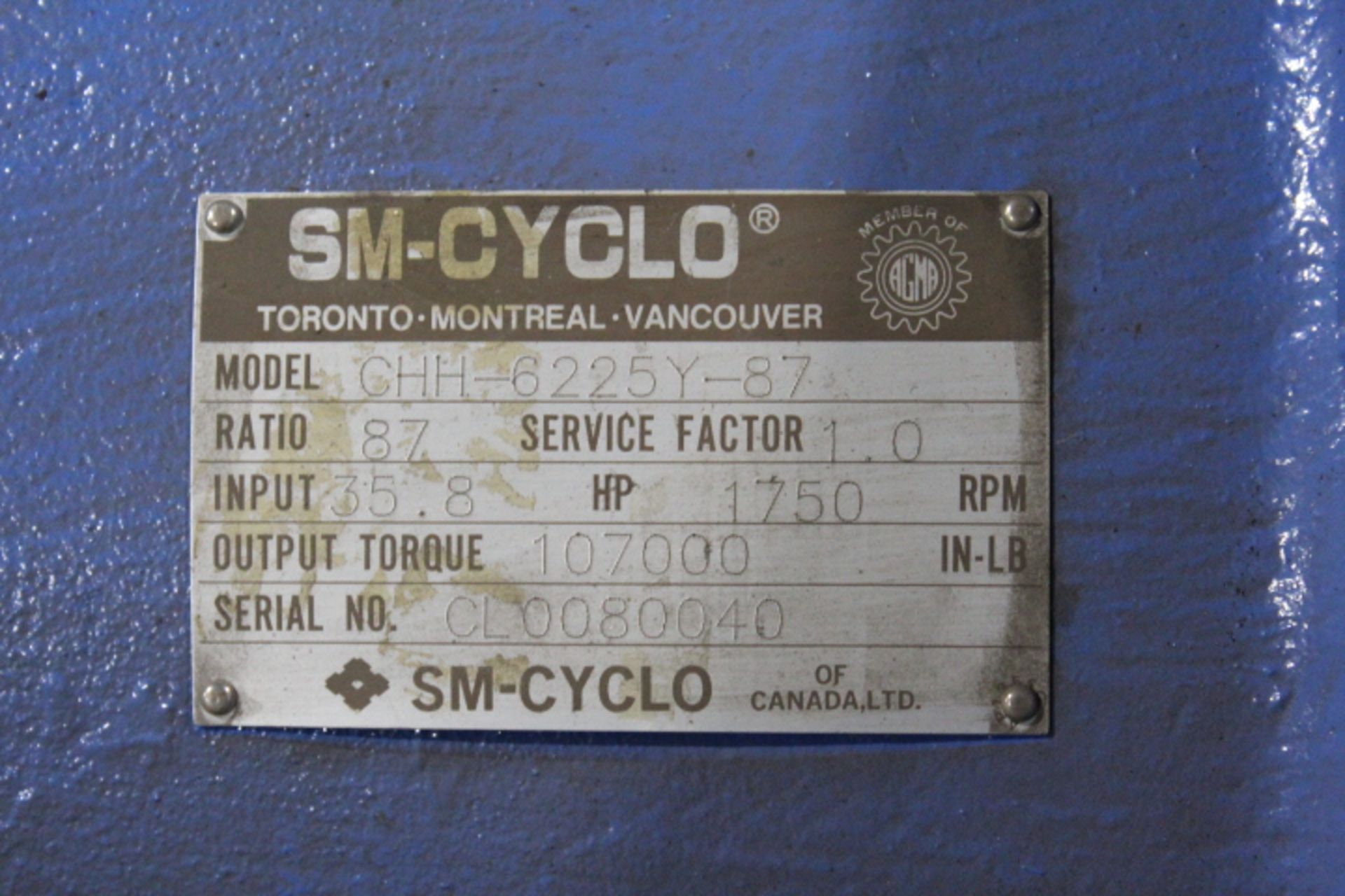 1X, XL SM CYCLO SPEED REDUCER - Image 5 of 6