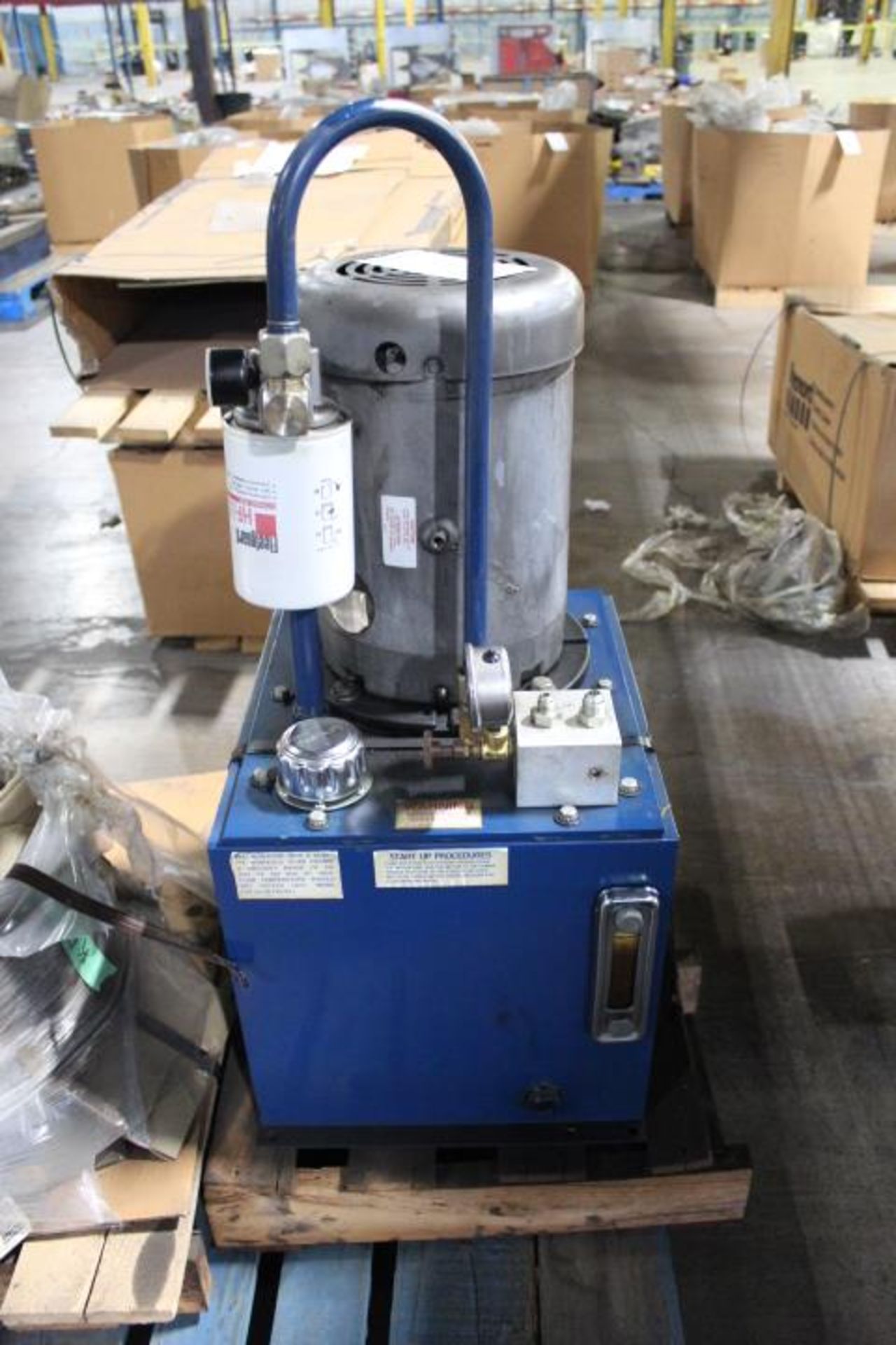 1X, HYDRAULIC POWER PACK W/ BALDOR MOTOR 575V, 7.5 HP 3PH