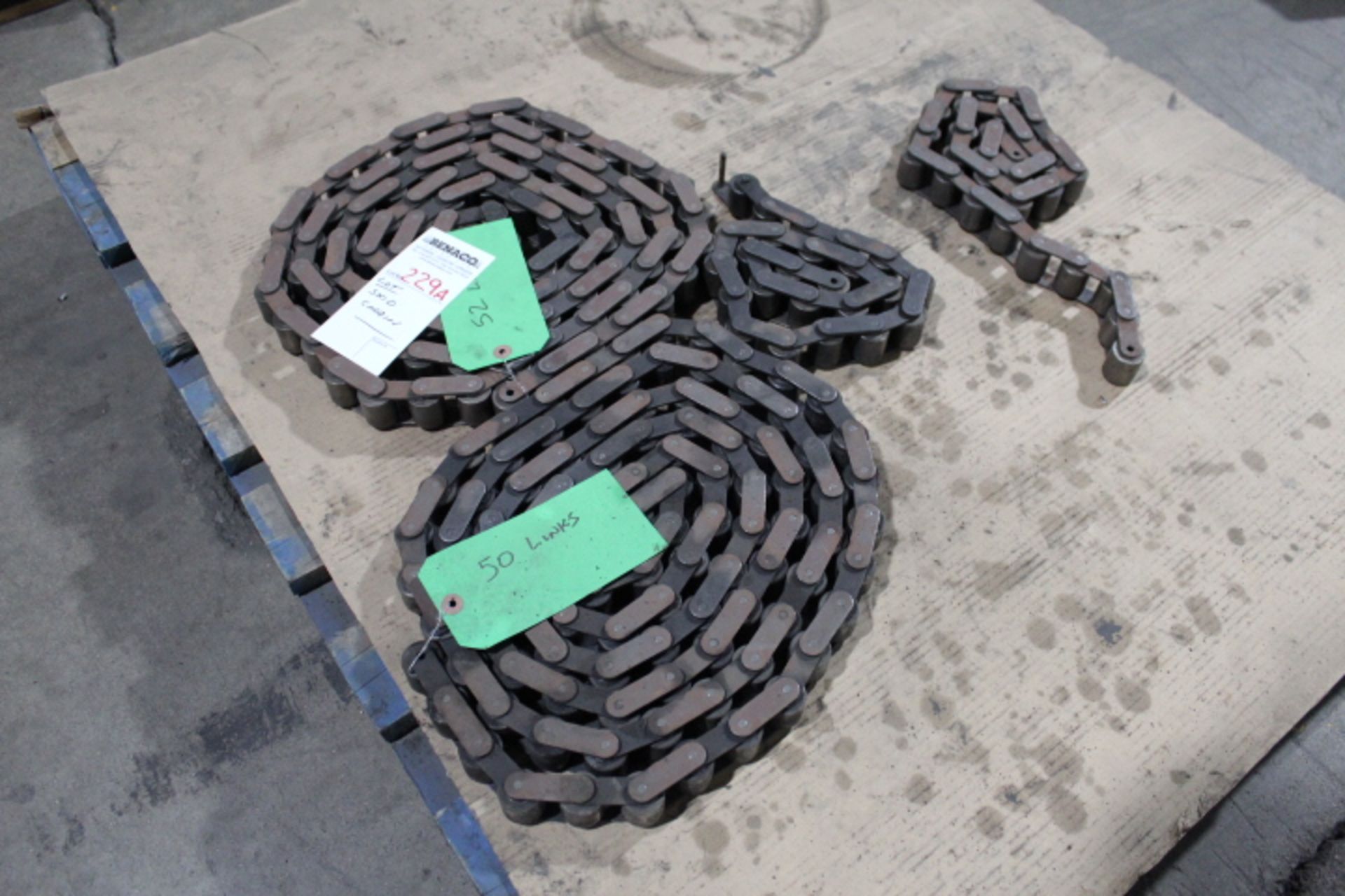 LOT, SKID OF CHAIN