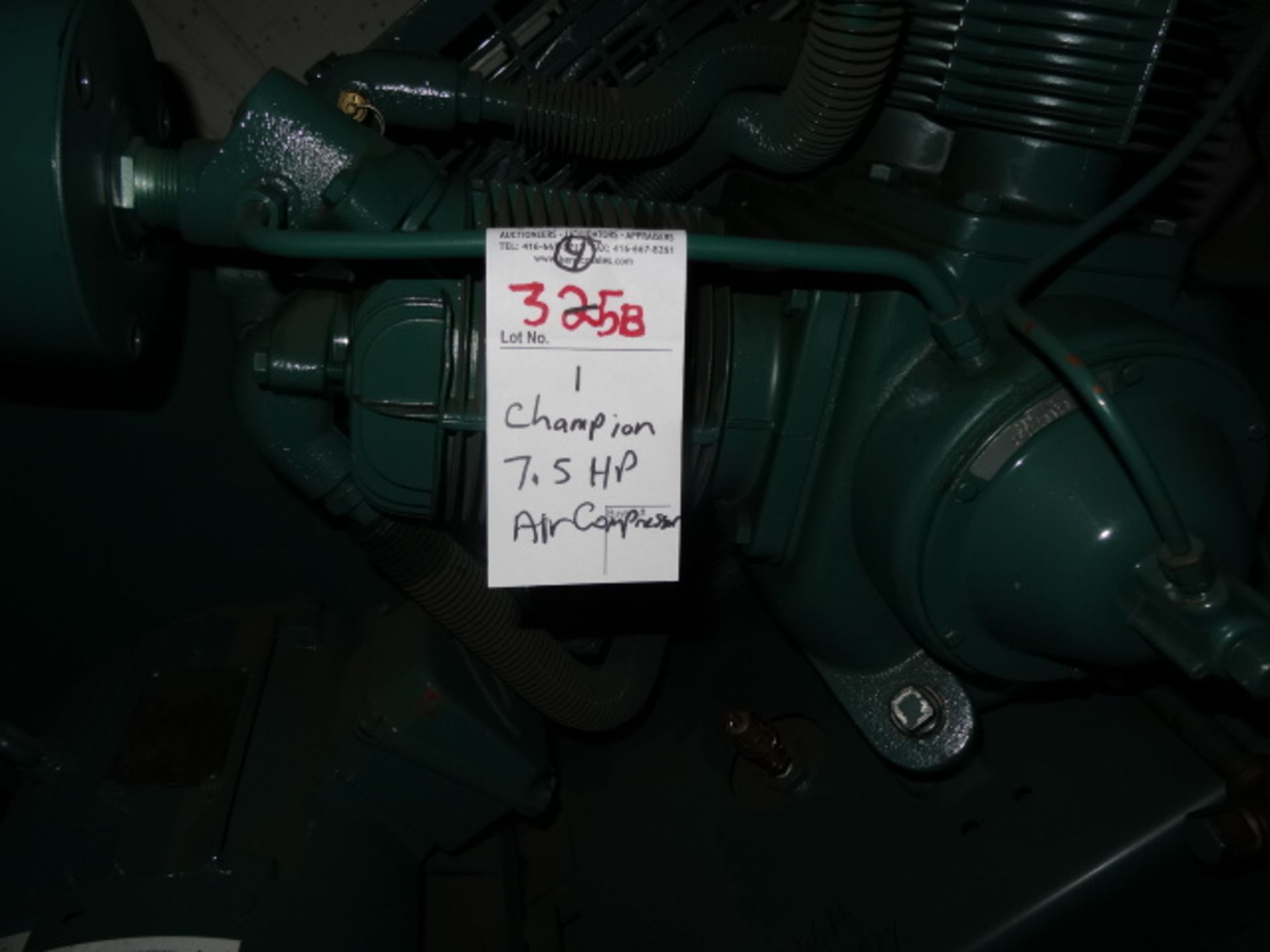 1X CHAMPION MPC-27 7.5 HP AIR COMPRESSOR 575V 3PH (SEE SPECIAL NOTE) - Image 3 of 4