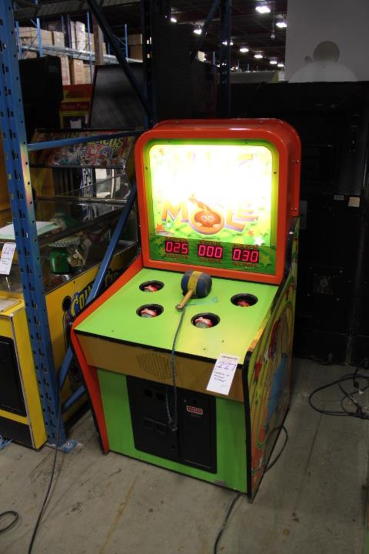 1X, WHACK-A-MOLE GAME - PARTS ONLY - AS IS