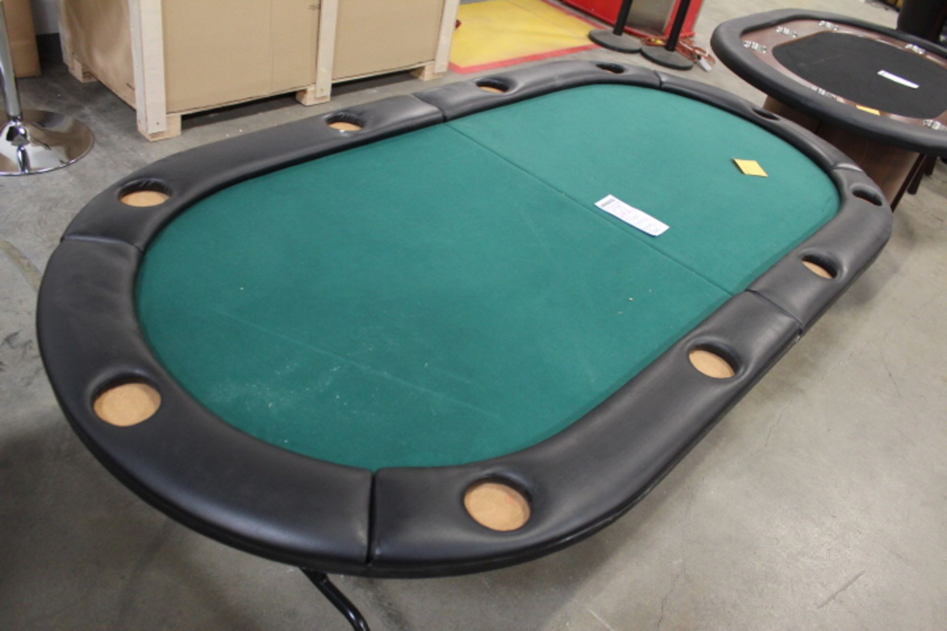 1X, 7' OVAL FOLDING GAME TABLE - Image 4 of 7