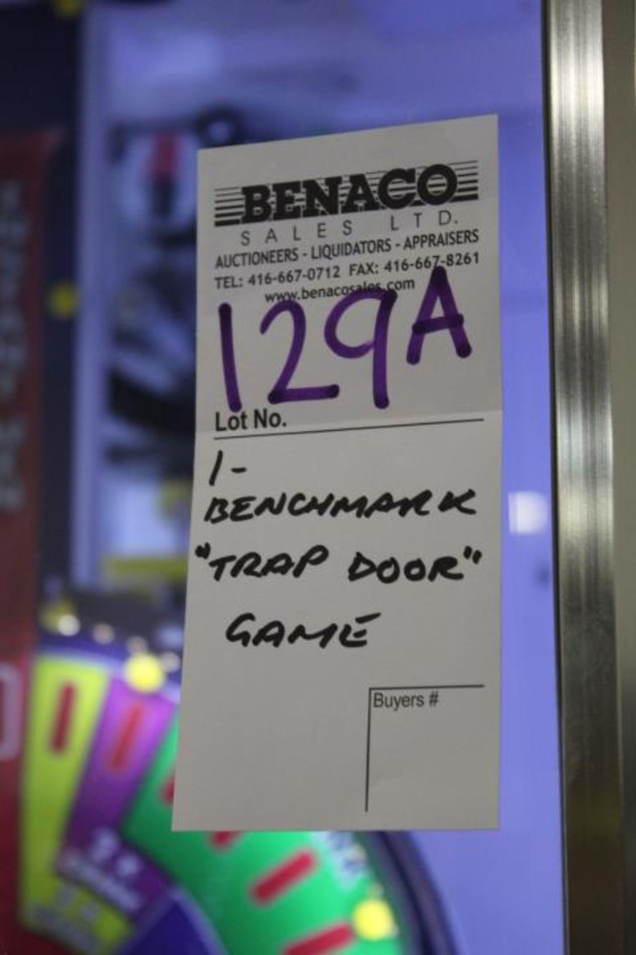 1X, BENCHMARK "TRAP DOOR" GAME - Image 11 of 11