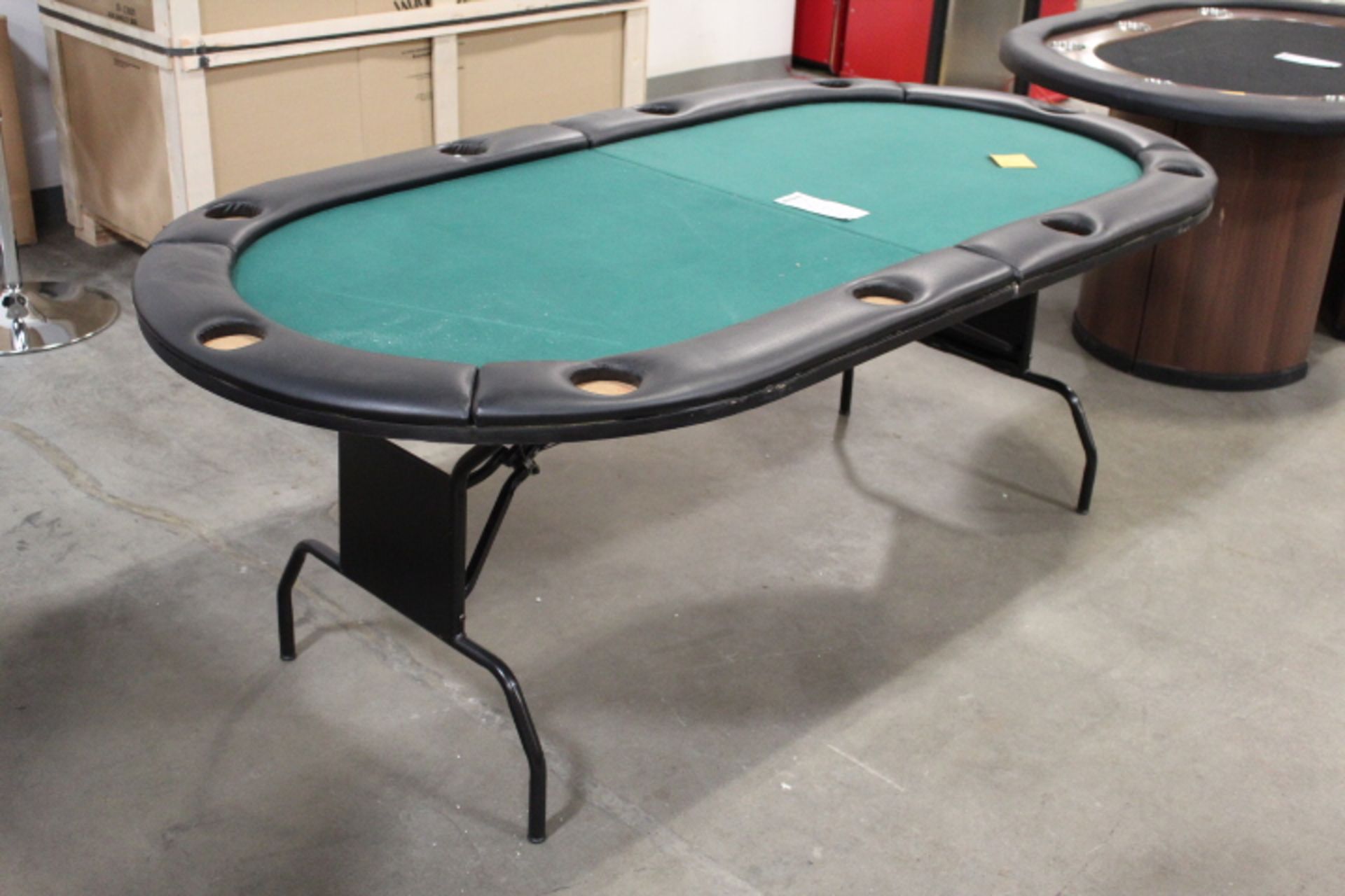 1X, 7' OVAL FOLDING GAME TABLE - Image 2 of 7