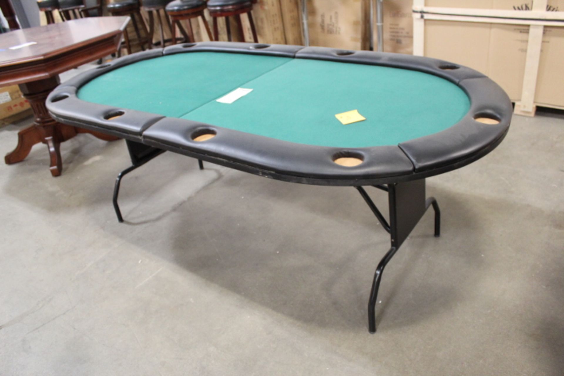 1X, 7' OVAL FOLDING GAME TABLE - Image 5 of 7