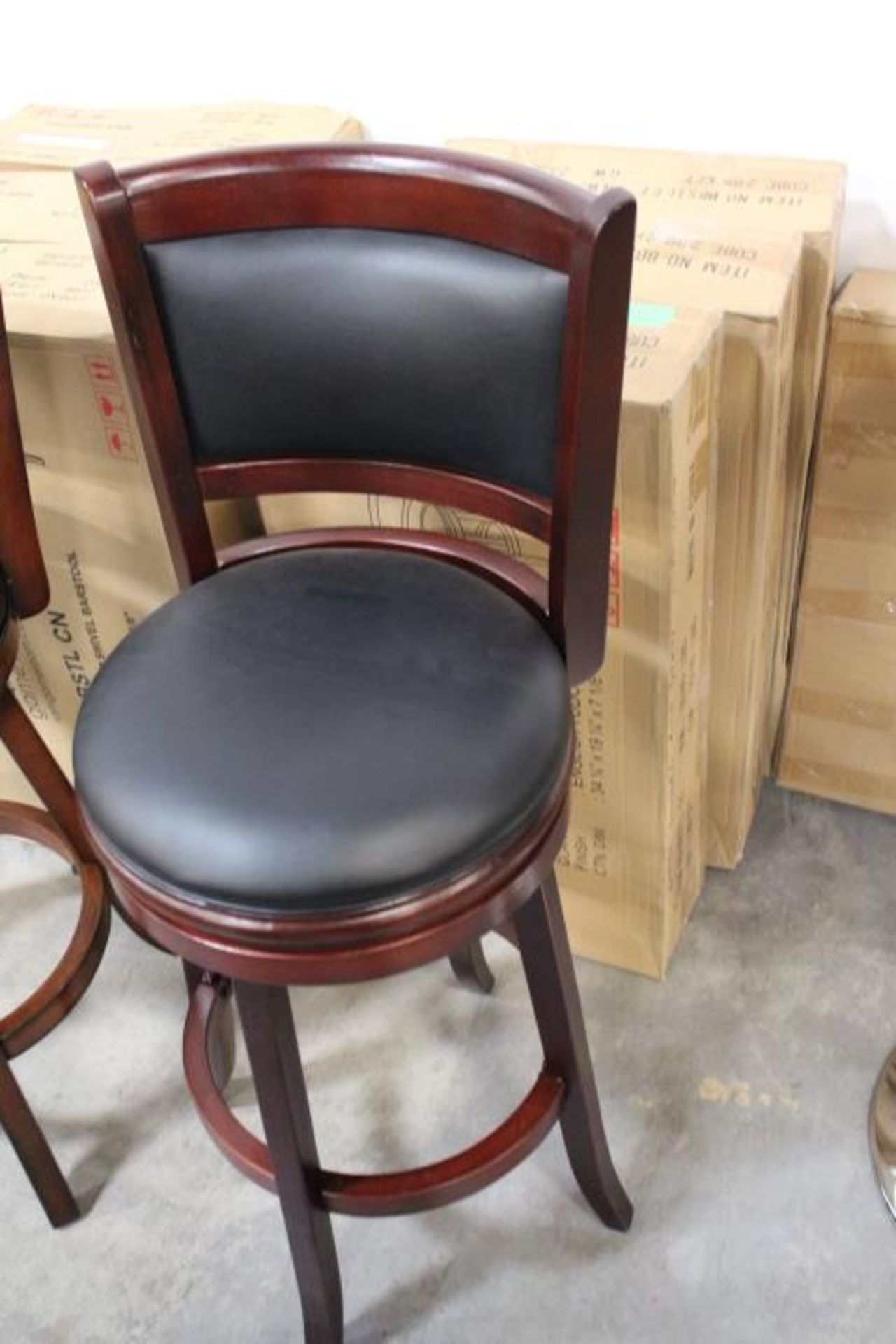 2X, RAM BBSTLET BACKED SWIVEL BAR STOOLS - Image 4 of 6