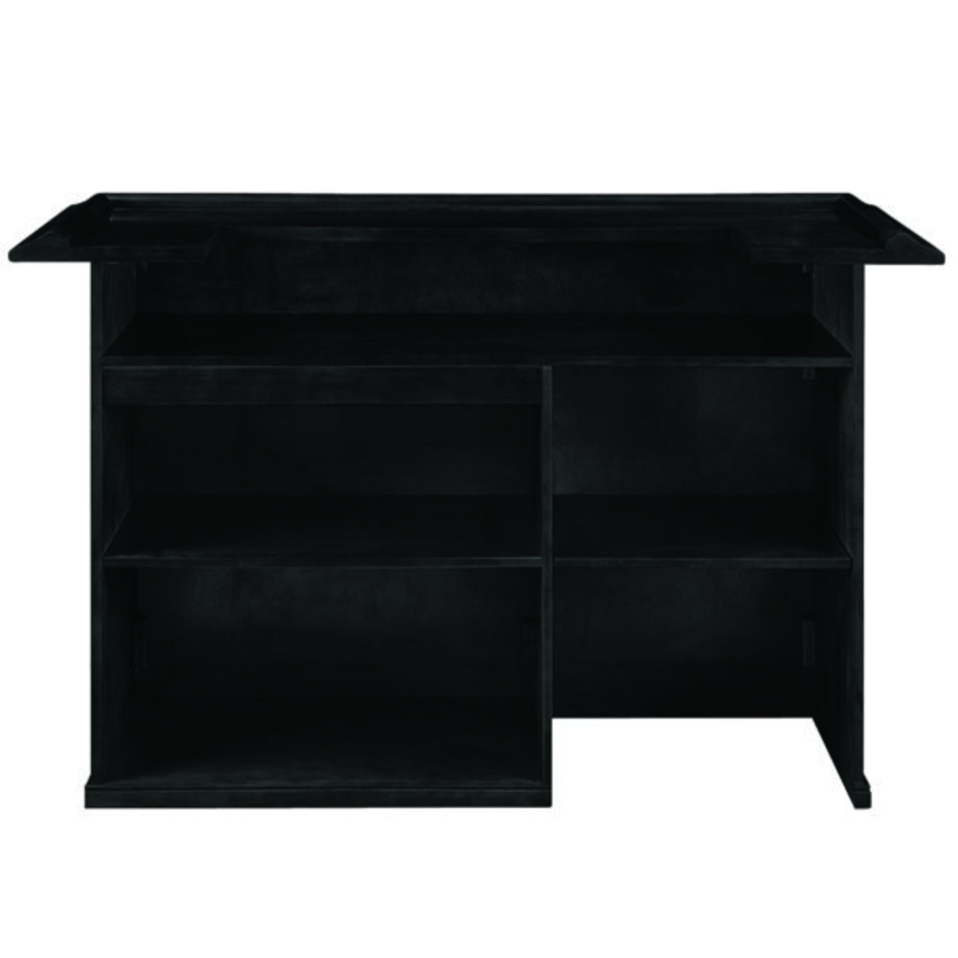 1X, RAM DBAR72 BLK 72" DRY BAR W/ OPTIONAL FRIDGE POCKET - Image 3 of 7