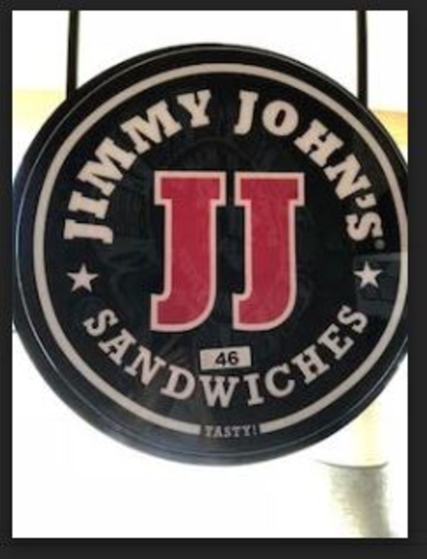 ROUND JJ LIGHTED SIGN